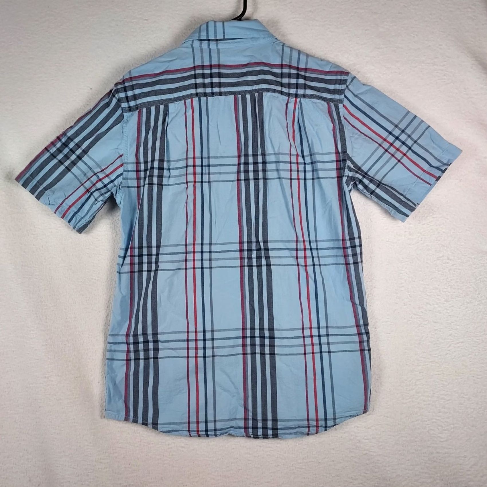 Carhartt VINTAGE Carhartt Shirt Mens Small Blue Plaid Short Sleeve Button Front 100% Cotton Relaxed Fit Pocketed Button-Down Collar Size US S / EU 44-46 / 1 - 2 Thumbnail