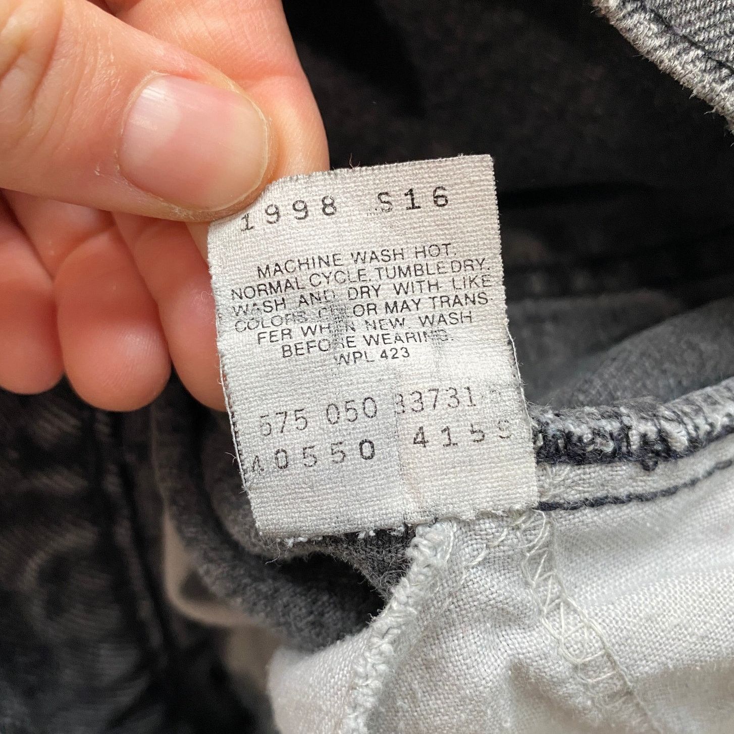Levi's × Vintage Vintage 80s Levi's 550 Tapered Black Tab Jeans 29x33 USA Size US 29 - 9 Thumbnail