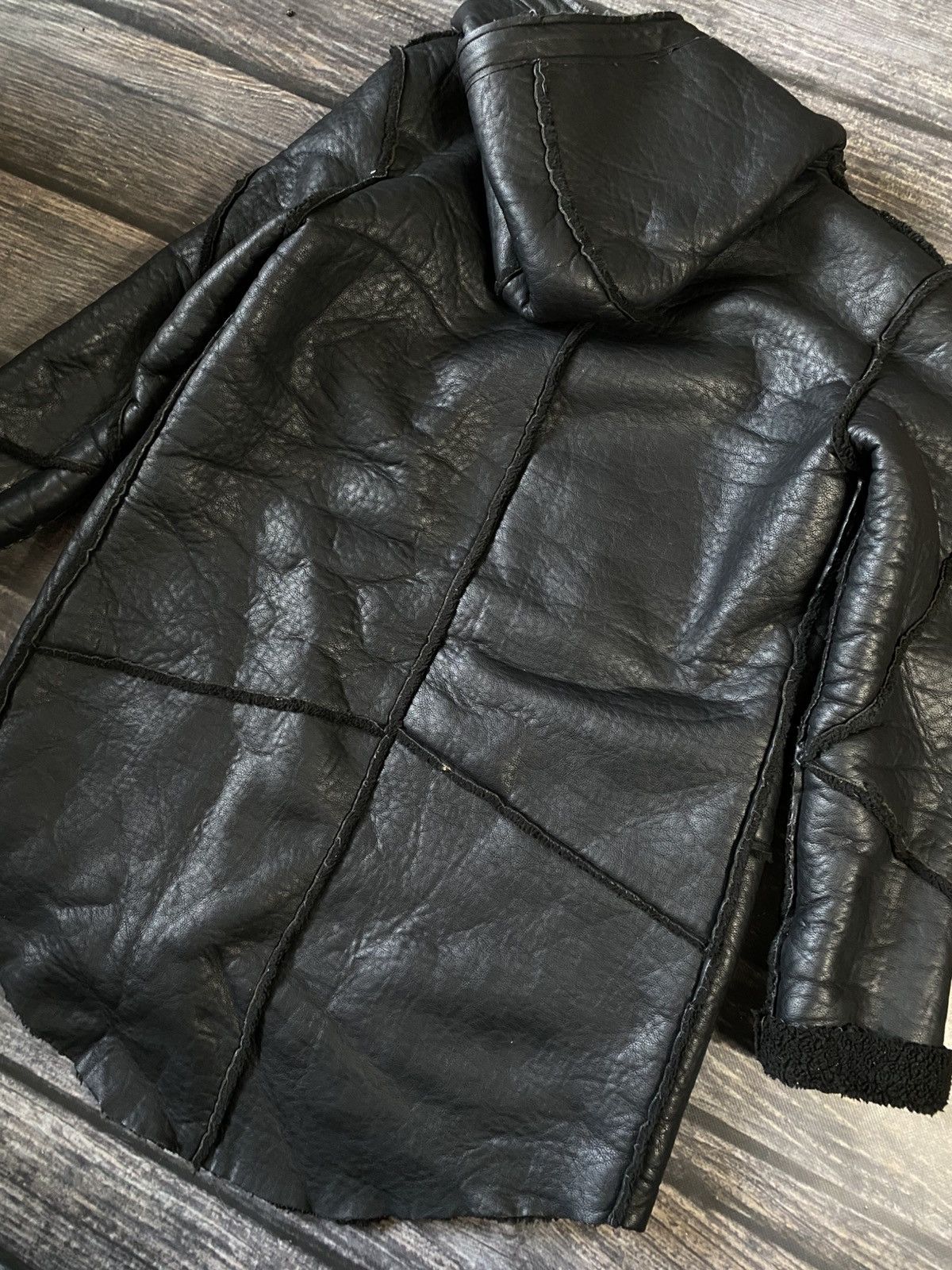 Diesel Diesel Asymmetrical Zip Leather Coat Jacket Size US XL / EU 56 / 4 - 8 Thumbnail