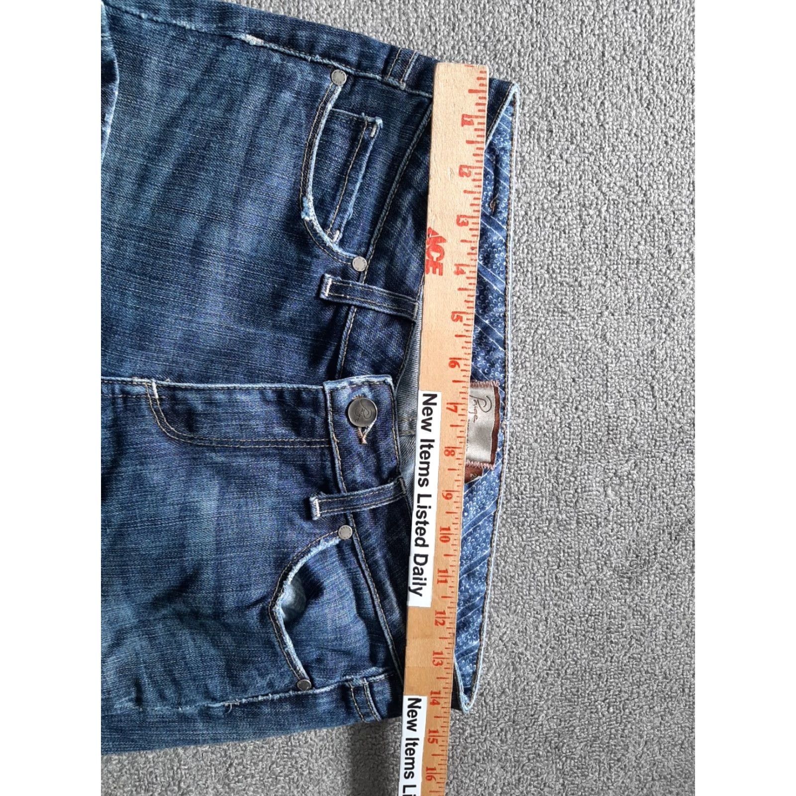 Paige Paige Jeans Womens 28x30 Blue Bootcut Denim Regular Pockets Boho Vintage? No — skip. Size 28" / US 6 / IT 42 - 4 Thumbnail
