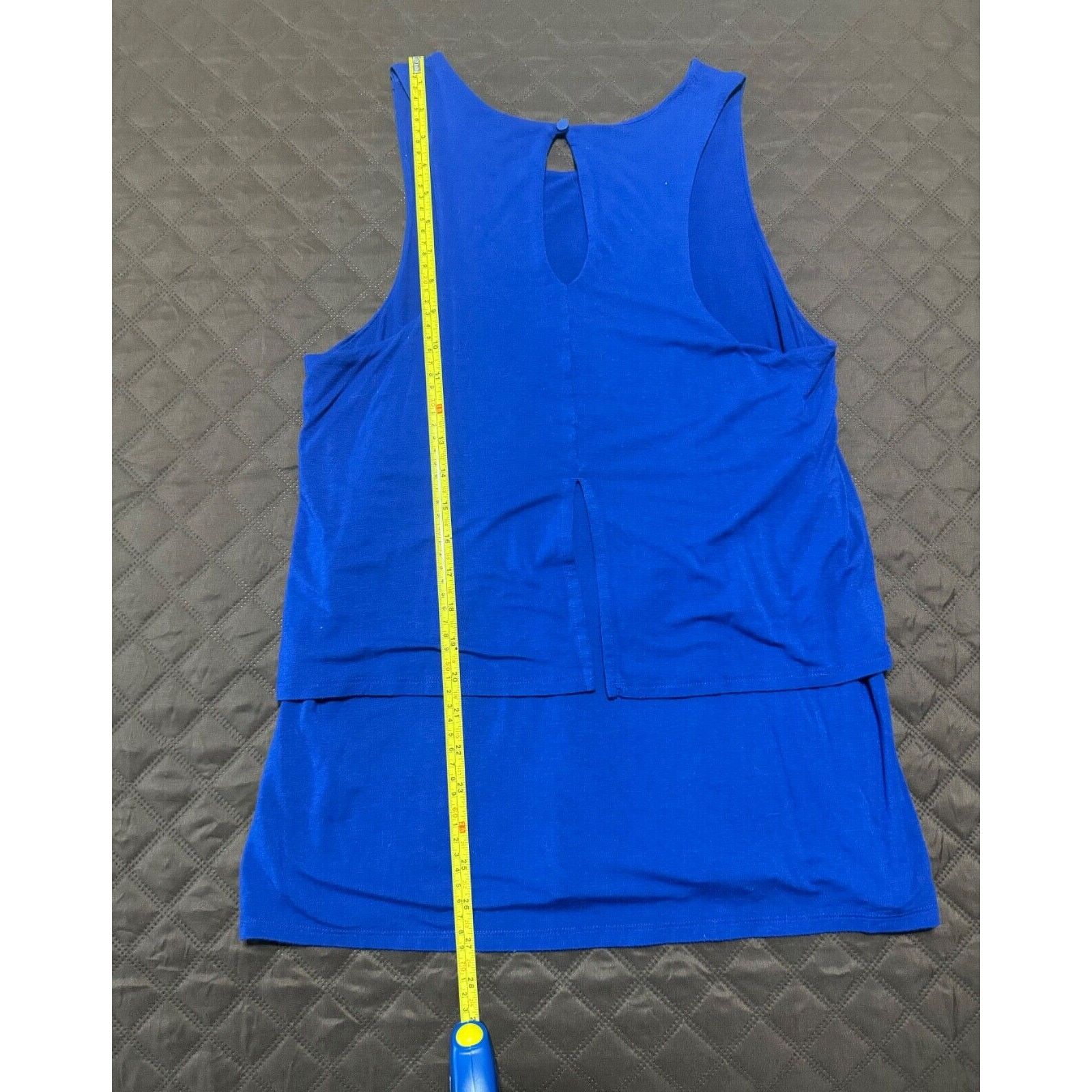 Banana Republic Banana Republic Royal Blue Layered Sleeveless Top Blouse - M Size M / US 6-8 / IT 42-44 - 6 Thumbnail