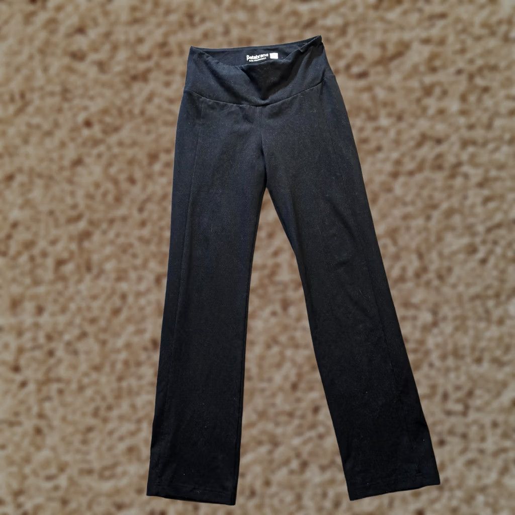 Vintage Betabrand Pants Womens Size Small Petite Black Flare Yoga Stretch Lounge Casual Pants Flare Black Stretch Petite Small Womens Crew? Size 28" / US 6 / IT 42 - 1 Thumbnail