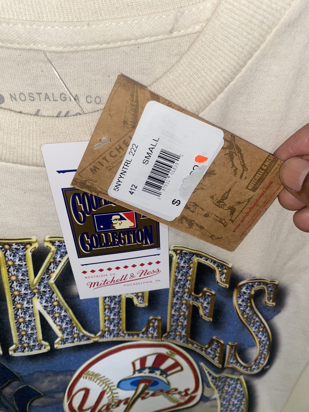Mitchell & Ness Mitchell and ness vintage New York Yankees tshirt (sz-Small) Size US S / EU 44-46 / 1 - 4 Thumbnail