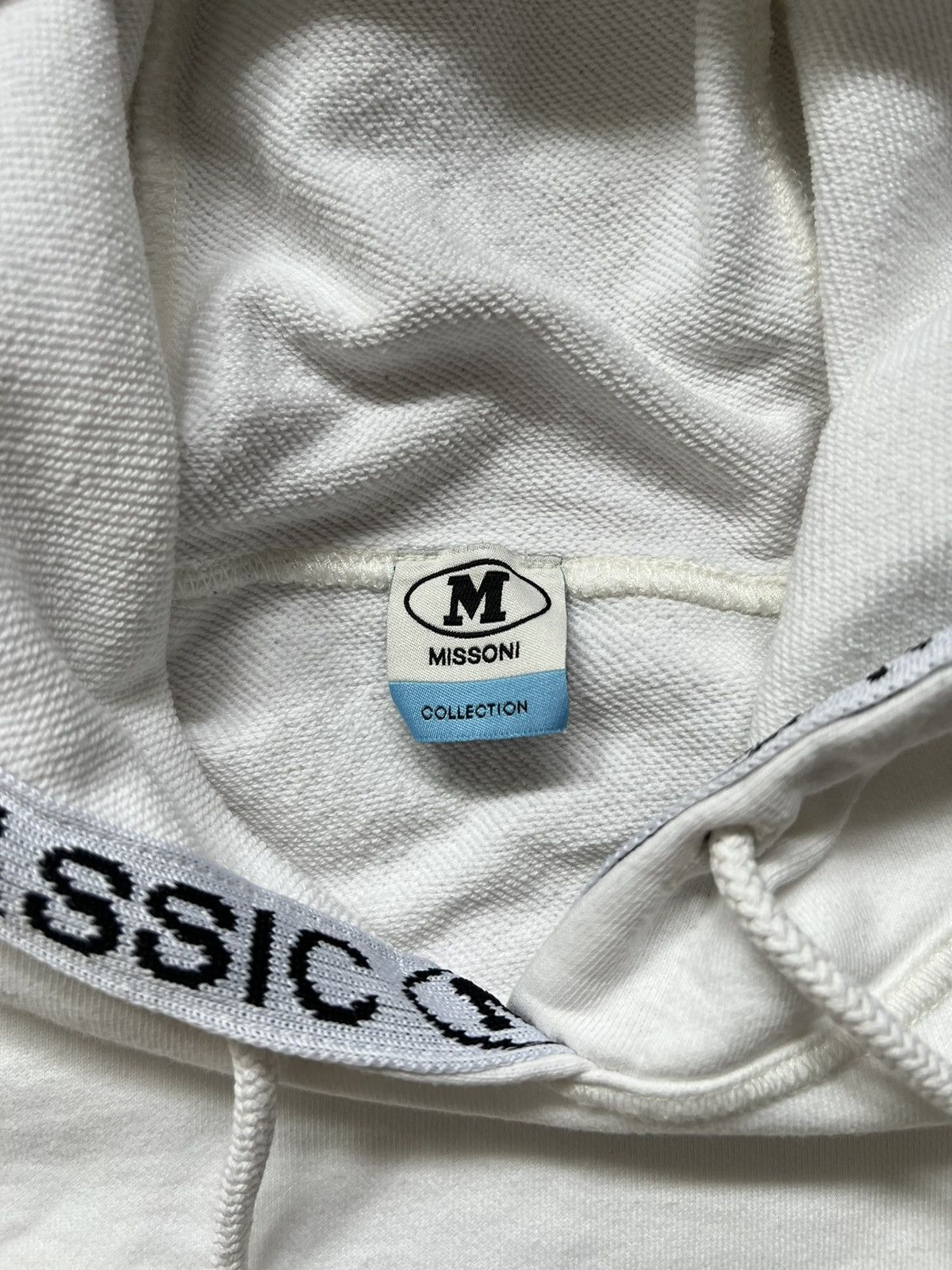 Missoni Hoodie M Missoni Collection Multi Logo White Italy Size L / US 10 / IT 46 - 4 Thumbnail