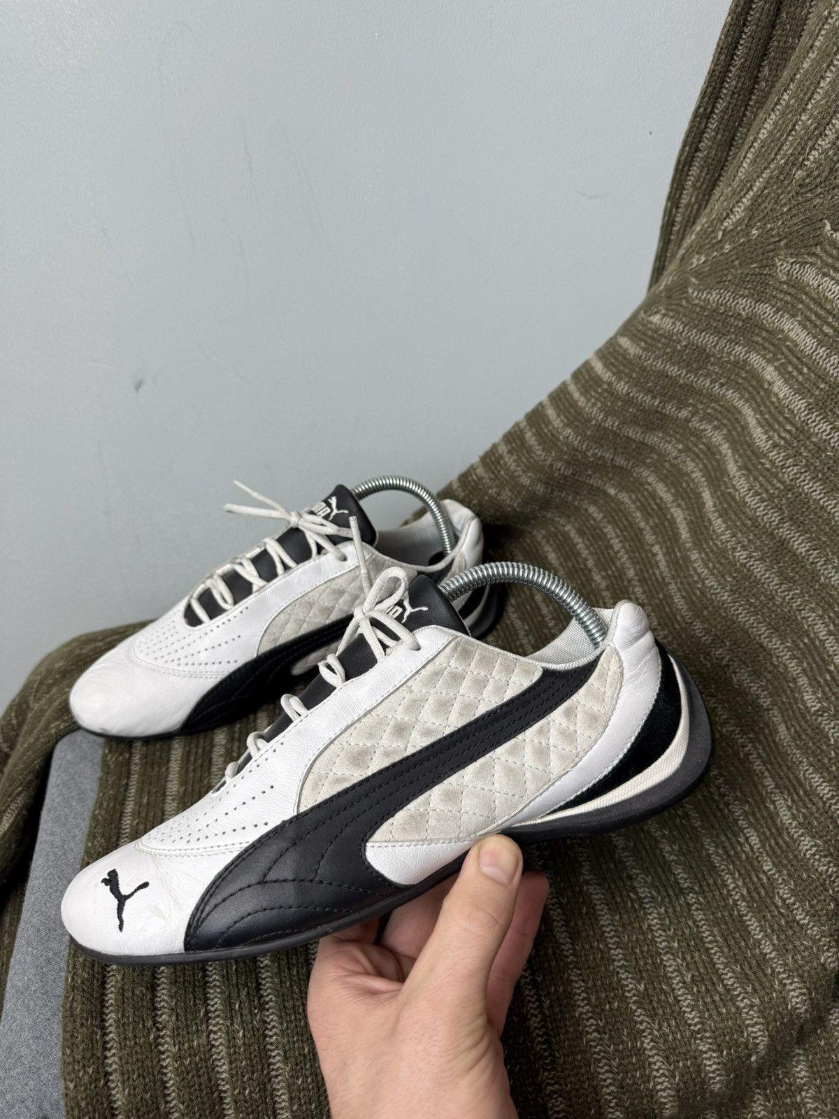 Puma Rare! Vintage Suede Puma Speed Cat Sneakers Racing Travis Size US 7.5 / EU 40-41 - 2 Thumbnail