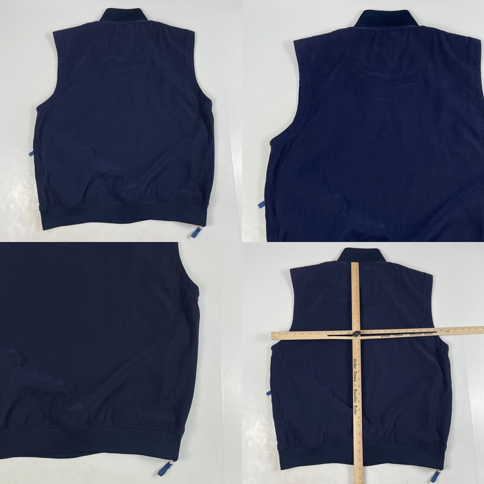 Vintage VINTAGE Arnold Palmer Vest Mens L Blue Men Large Golf Zip Golfer Golfing Microfiber Size US L / EU 52-54 / 3 - 8 Thumbnail