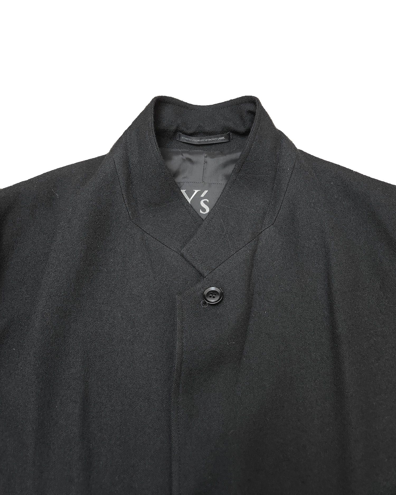 Yohji Yamamoto Y's by Yohji Yamamoto U-Tailored Wool Coat Size S / US 4 / IT 40 - 3 Thumbnail