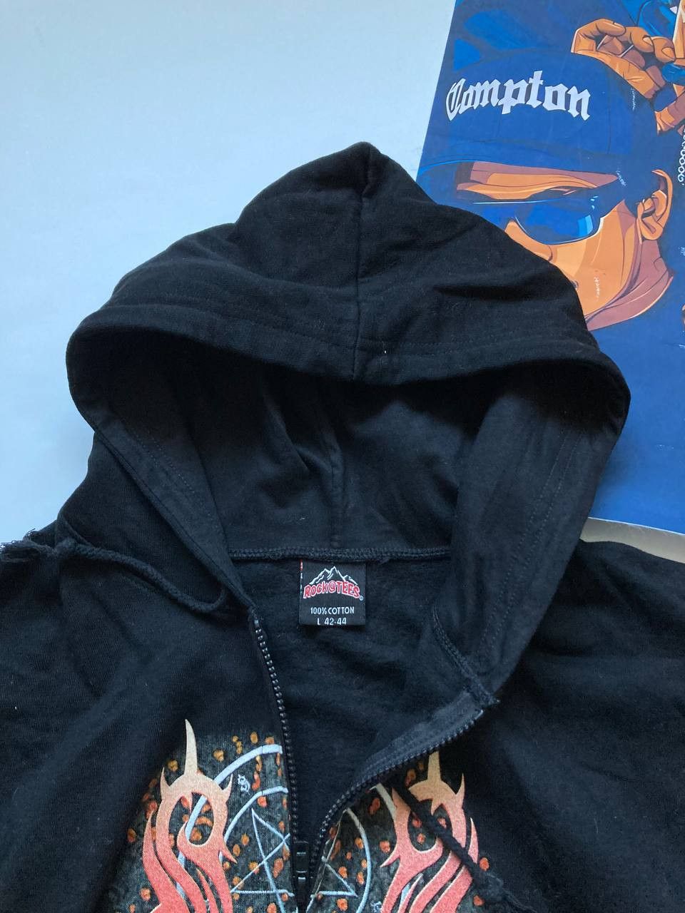 Band Tees × Slipknot Rare Slipknot Vintage Y2K Zip Up Hoodie Size US L / EU 52-54 / 3 - 6 Thumbnail