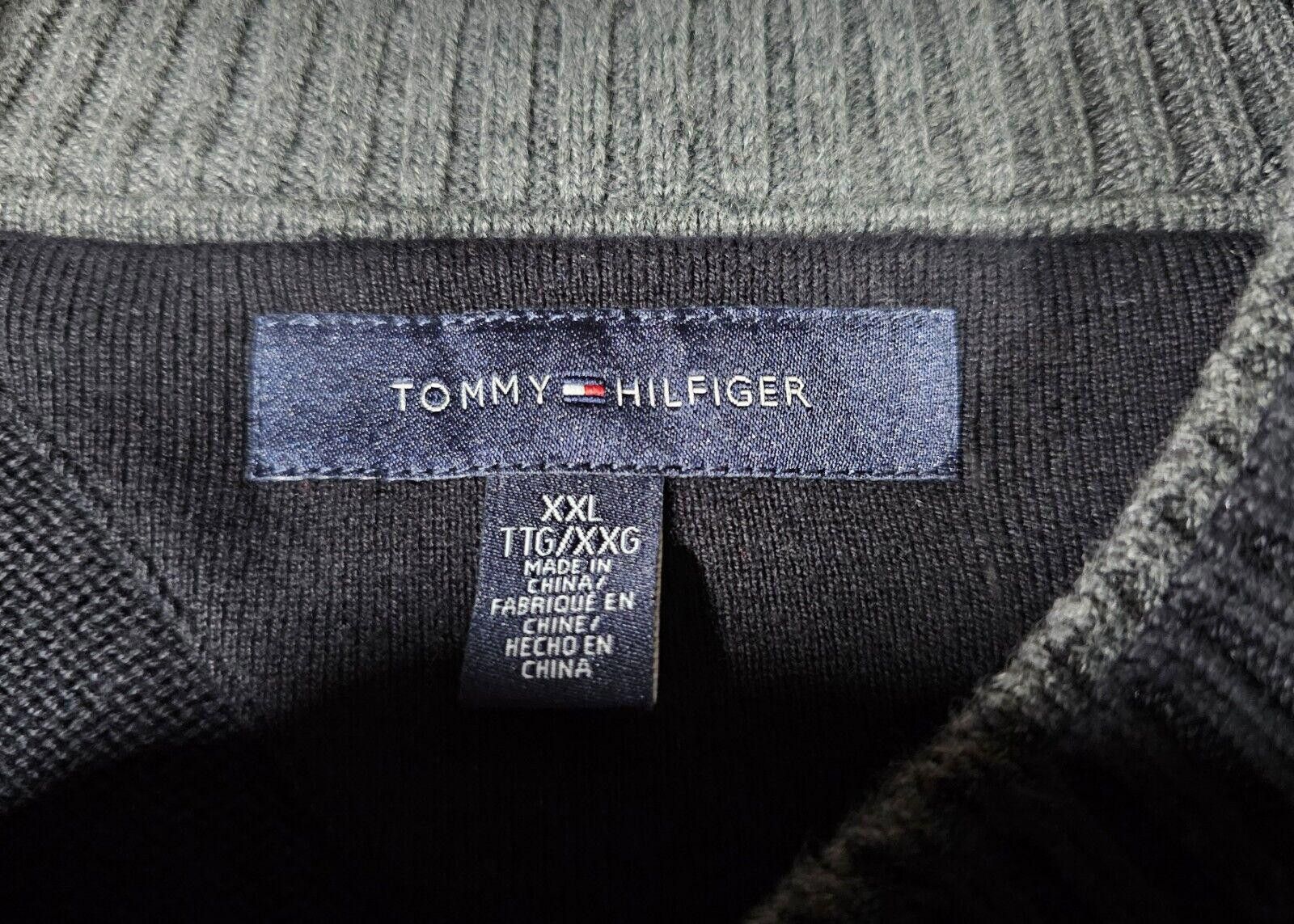 Tommy Hilfiger Tommy Hilfiger Black Double Collar Sweater Size US XXL / EU 58 / 5 - 3 Thumbnail