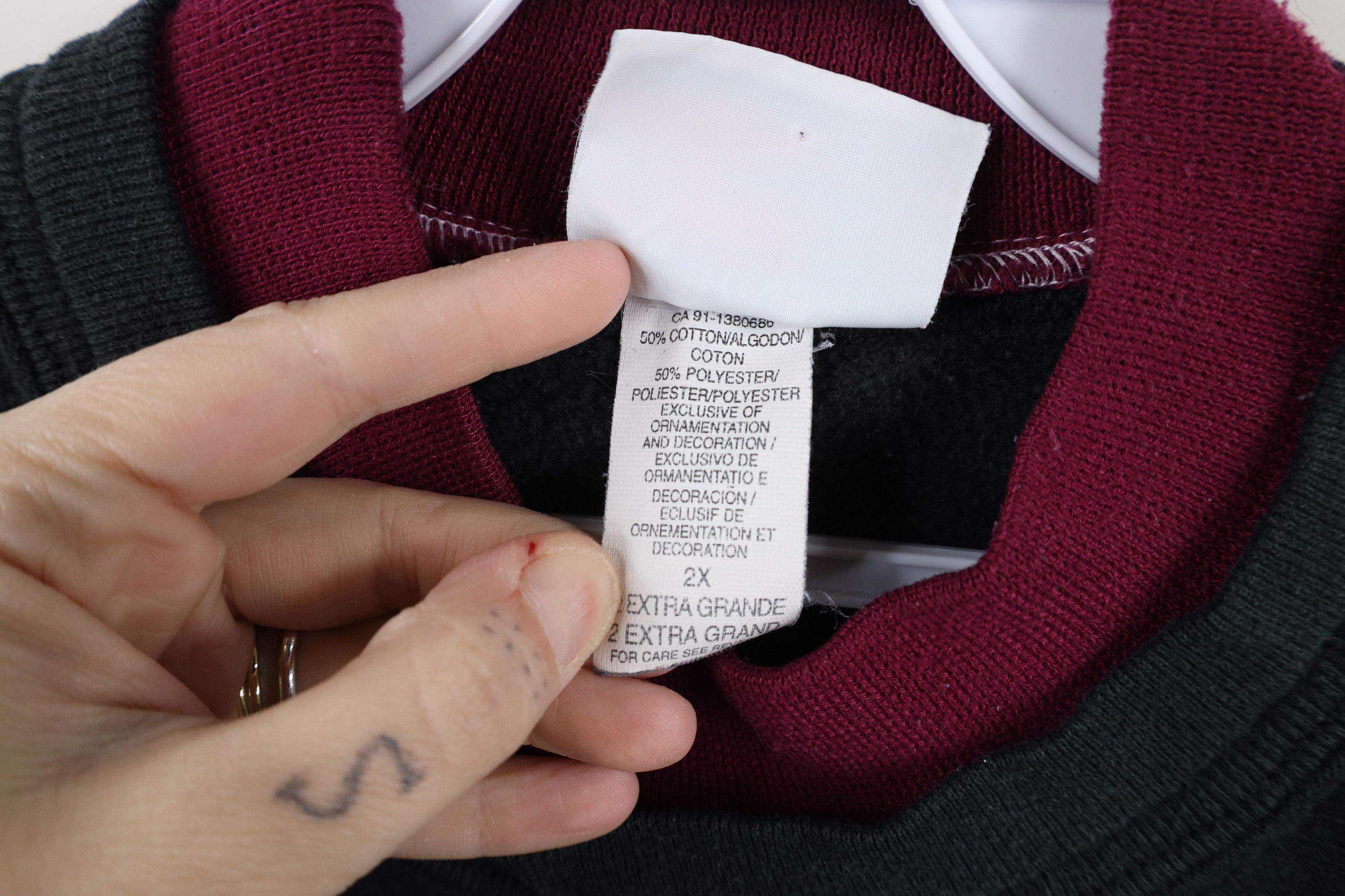 Vintage Vintage 90s Streetwear Country Farmhouse Sweatshirt USA Size XXL / US 16-18 / IT 52-54 - 10 Thumbnail