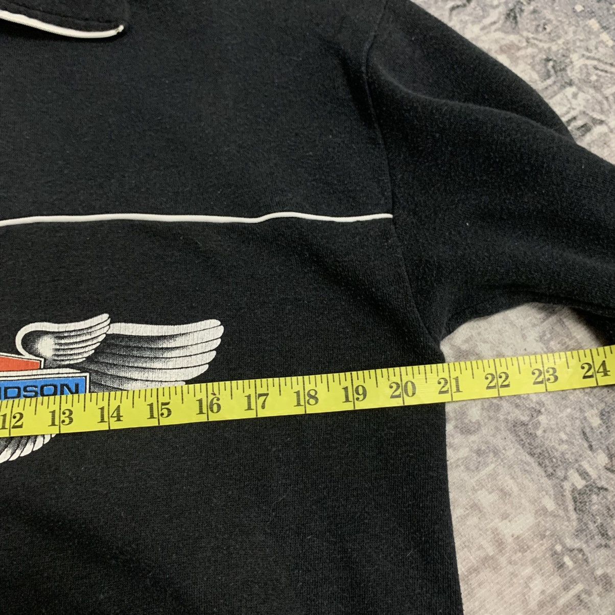 Harley Davidson × Vintage 1982 Harley Davidson Half Zipper Sweater Size US L / EU 52-54 / 3 - 8 Thumbnail