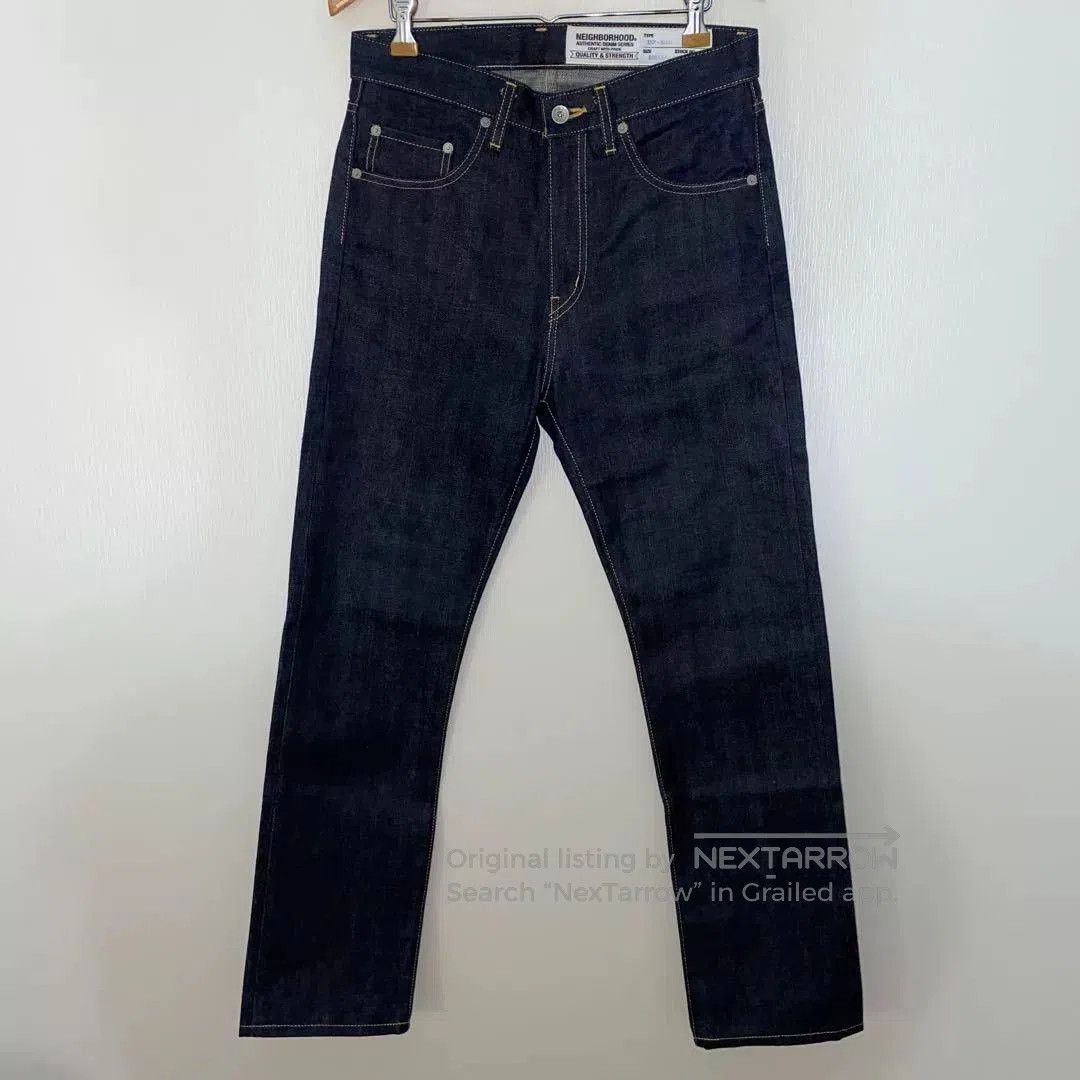 Neighborhood NEIGHBORHOOD RIGID Raw Denim Jeans. Size US 39 - 2 Thumbnail