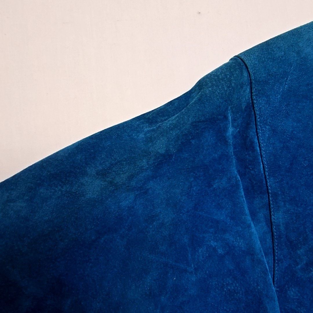 Vintage Vintage Blue Suede Peplum Bennetts Dress Womens Size 6 80s Size M / US 6-8 / IT 42-44 - 13 Thumbnail