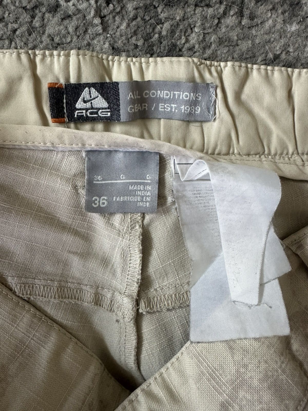 Nike × Nike ACG Vintage Nike Acg Short Outdoor Size US 36 / EU 52 - 6 Thumbnail