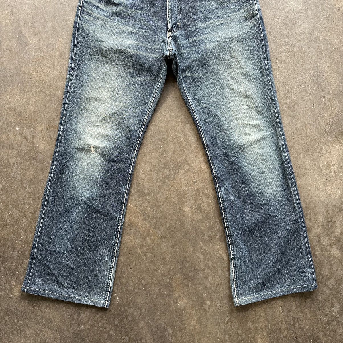 Japanese Brand × Jean × Vintage Vintage Lee Faded Distressed Denim Jean Pant W33 Size US 33 - 2 Thumbnail