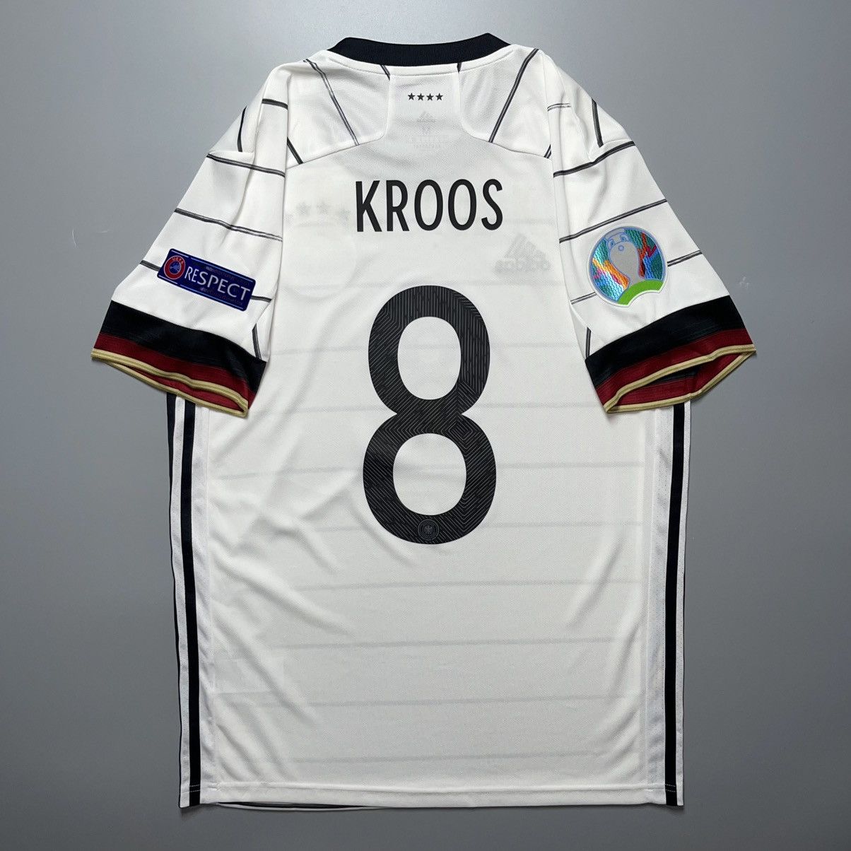 Adidas GERMANY ADIDAS 2020 EURO FOOTBALL HOME JERSEY #8 KROOS Size US M / EU 48-50 / 2 - 1 Thumbnail
