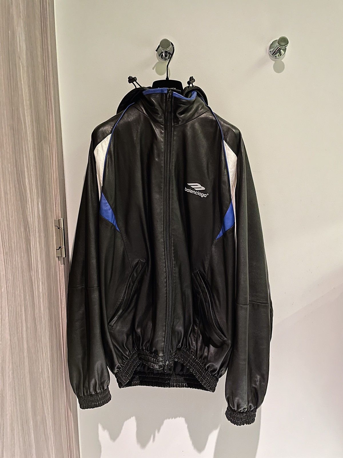 Louis Vuitton leather riders jacket 34 with hanger & garment List price  $4500
