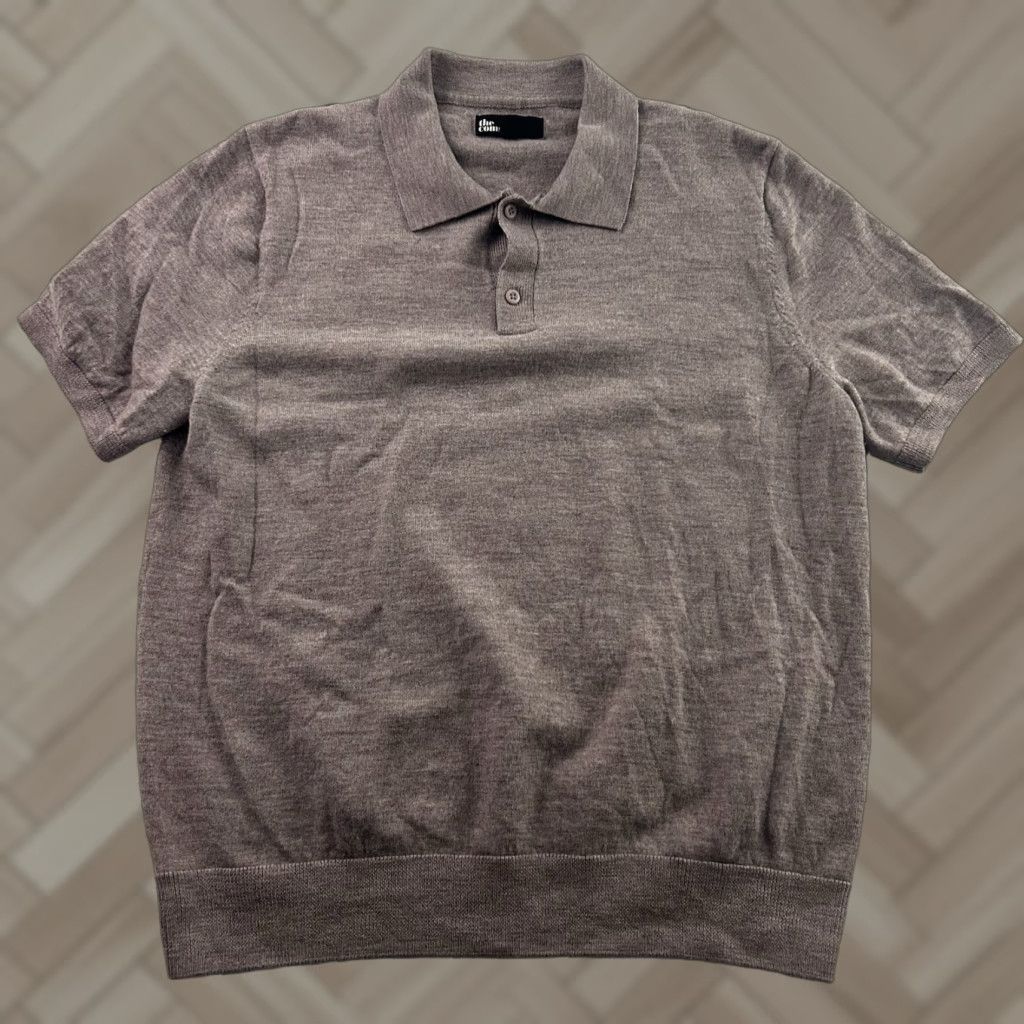 Vintage The Commons Merino Wool Short Sleeve Button Front Sweater Men's Large Maeve Size US L / EU 52-54 / 3 - 1 Thumbnail