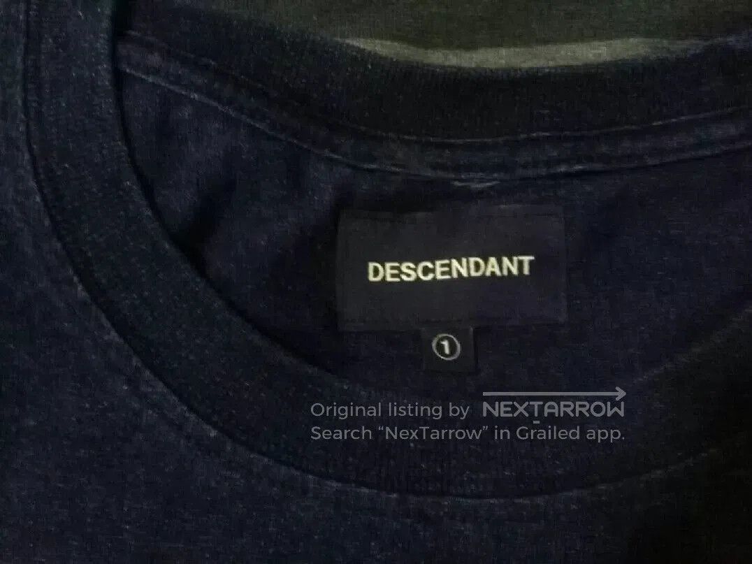 Descendant Descendant DCDT 17SS Indigo Dyed Tee. Size US S / EU 44-46 / 1 - 3 Thumbnail