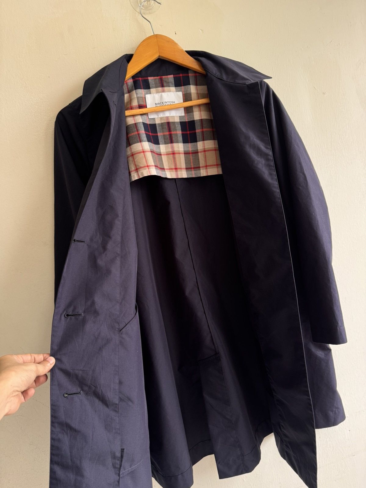 Mackintosh Mackintosh Philosophy Navy Trench Coat blue navy🔥 Size S / US 4 / IT 40 - 11 Thumbnail