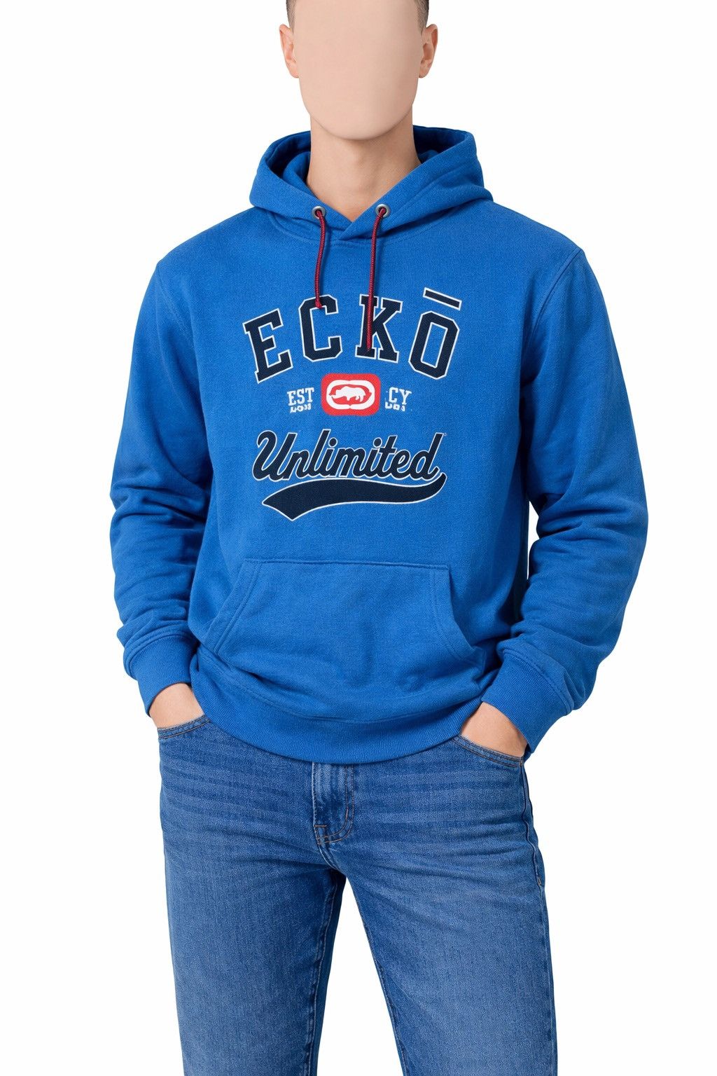 Ecko Unltd. Ecko Unlimited Hoodie Big Logo Size L Blue Size US L / EU 52-54 / 3 - 1 Thumbnail