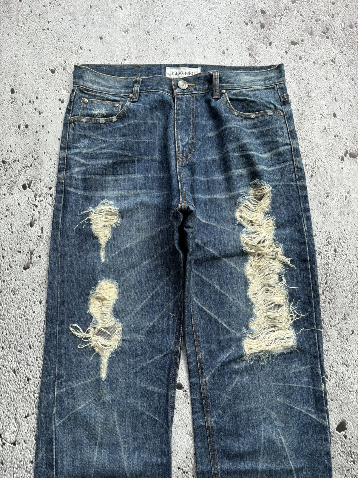 Hysteric Glamour Distressed denim yaponskii Denim jeans Size US 32 / EU 48 - 5 Thumbnail