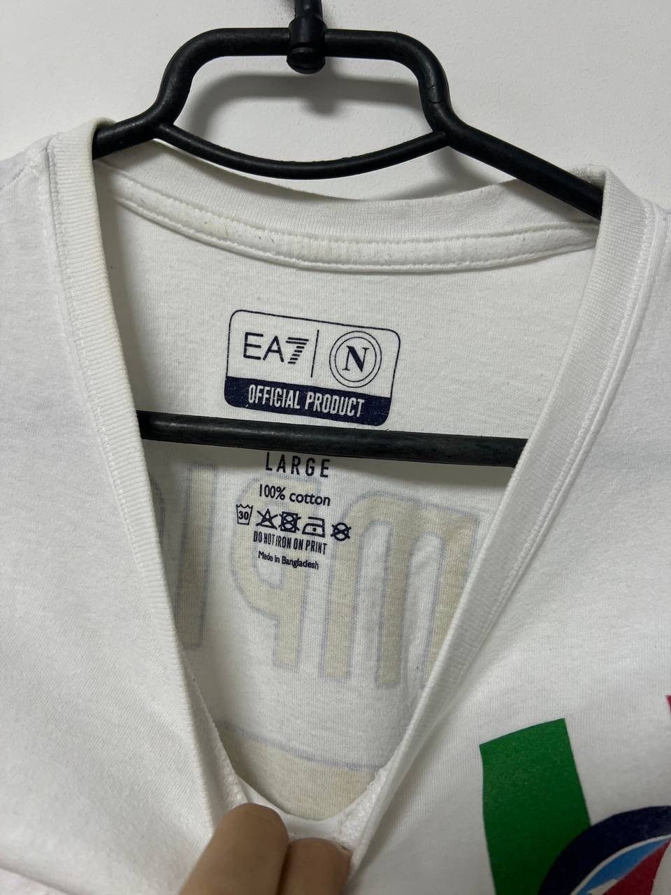 Emporio Armani Emporio Armani Napoli Champios 2022/2023 T shirt EA7 L Size US L / EU 52-54 / 3 - 9 Thumbnail