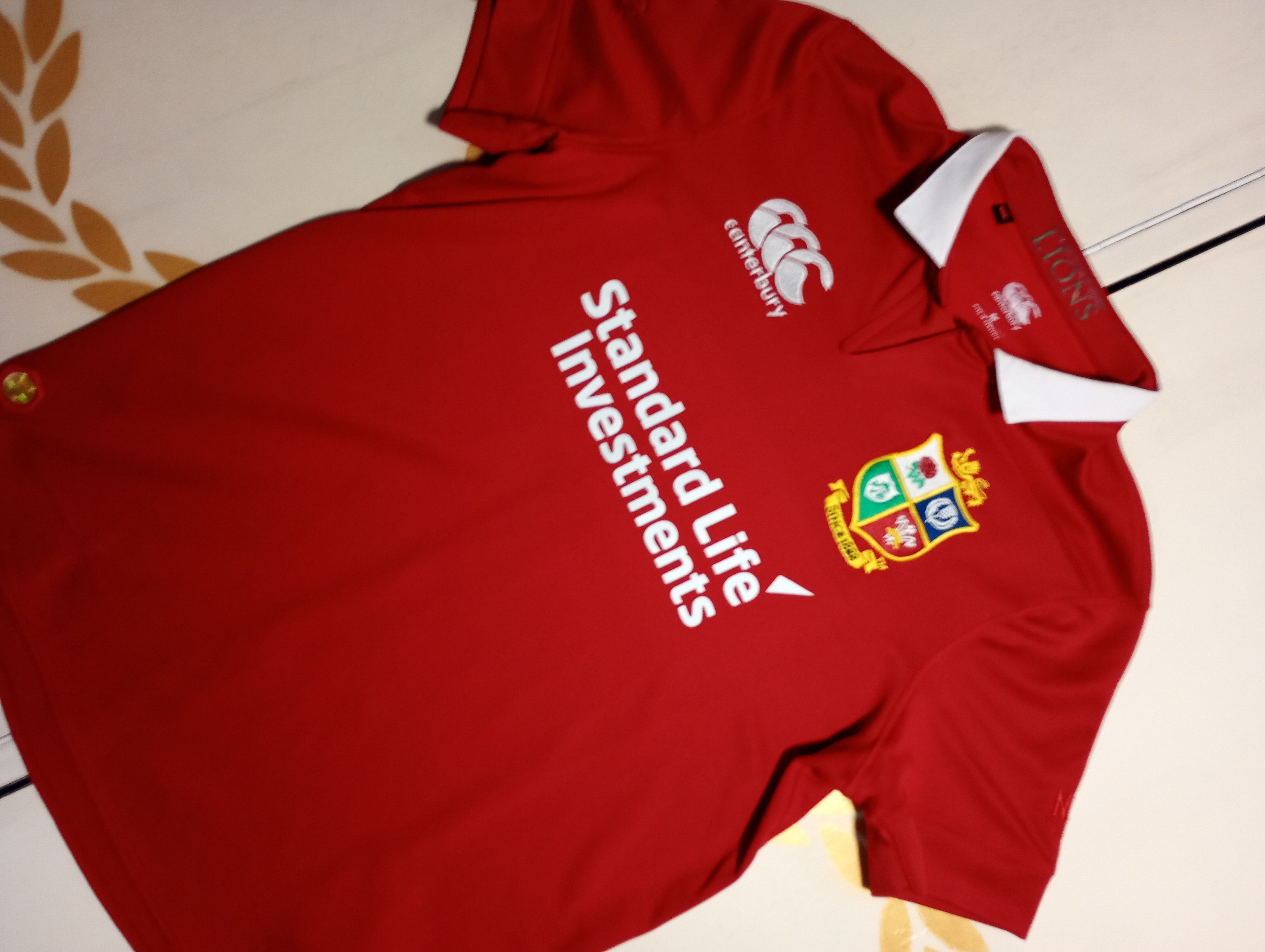 Canterbury of New Zealand British and Irish Lions 2017 Home Rugby Shirt Canterbury Size US M / EU 48-50 / 2 - 5 Thumbnail