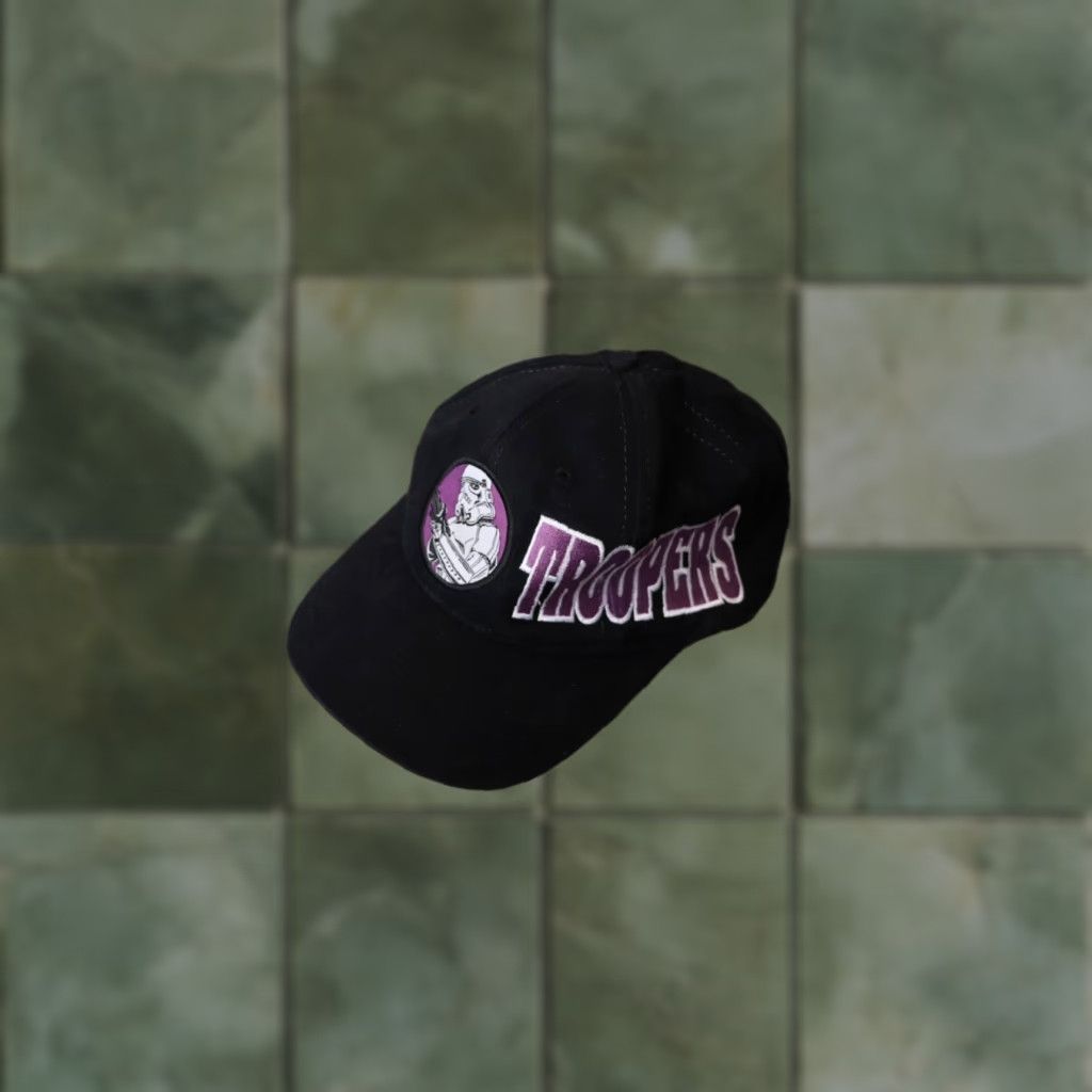 Star Wars VINTAGE STAR WARS STORM TROOPER SNAPBACK HAT CAP UNISEX ONE SIZE BLACK 90s LUCASFILM 1997 Cap01 Size ONE SIZE - 1 Thumbnail