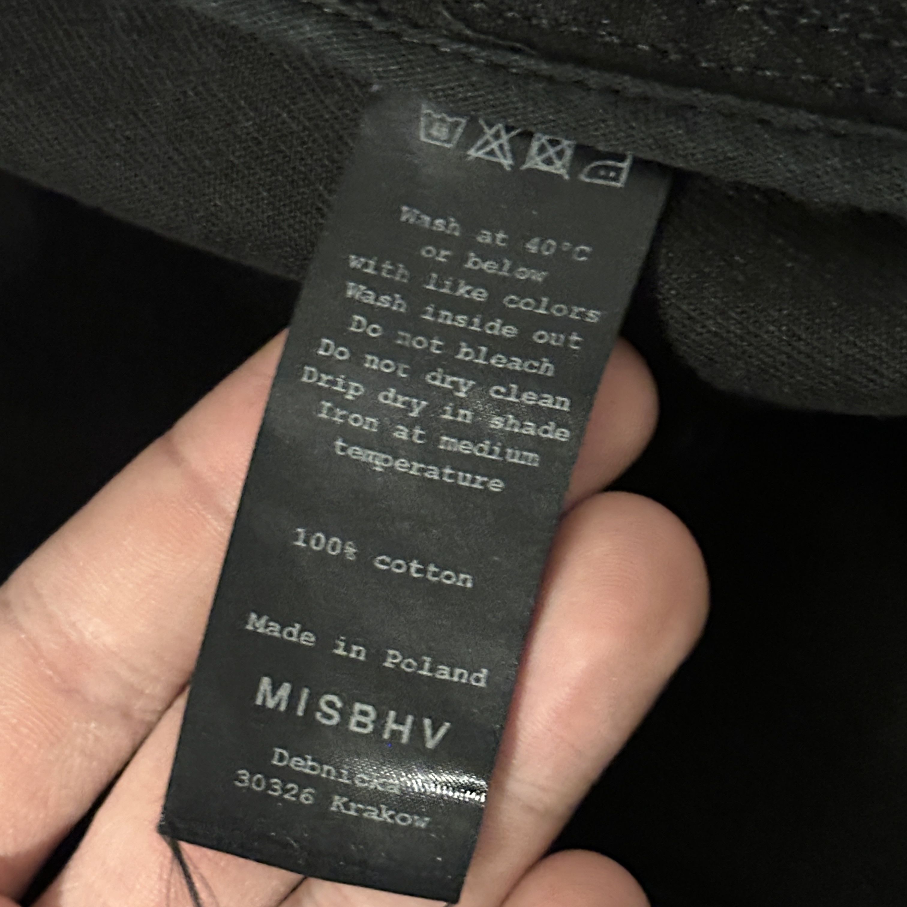 Misbhv MISBHV "Euphoria" Distressed Black Denim Jacket Size US XL / EU 56 / 4 - 3 Thumbnail