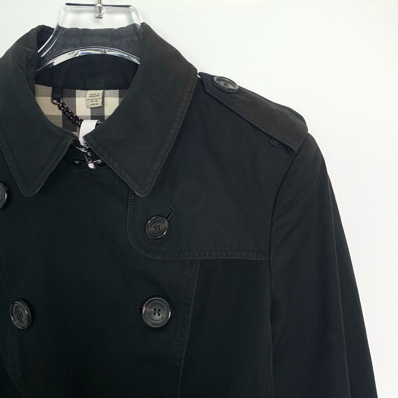 Burberry Burberry Black Double-Breasted Sandringham Trench Coat Size Size XS / US 0-2 / IT 36-38 - 6 Thumbnail