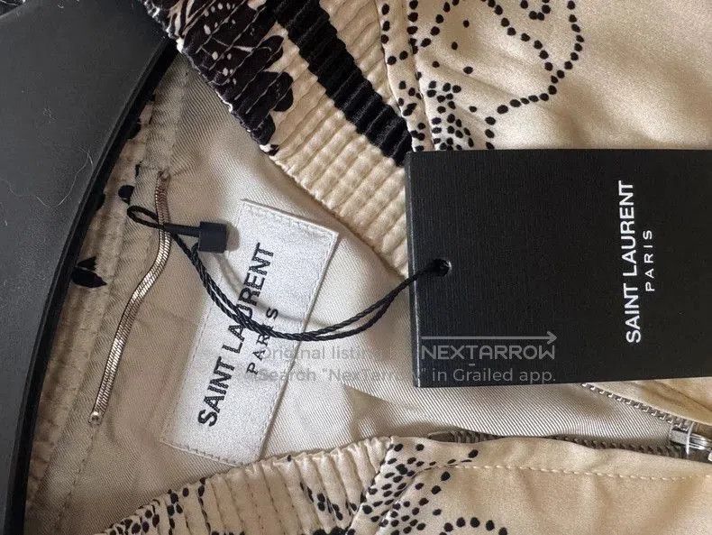Saint Laurent Paris YSL SS22 Silk Floral Print Jacket. Size US M / EU 48-50 / 2 - 3 Thumbnail