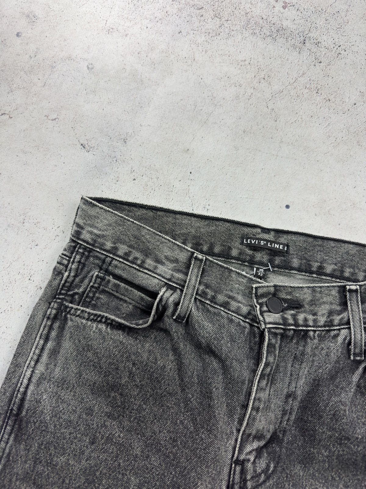 Levi's Levis Line 8 Gray Denim Jeans Size 32/30 Size US 30 / EU 46 - 4 Thumbnail