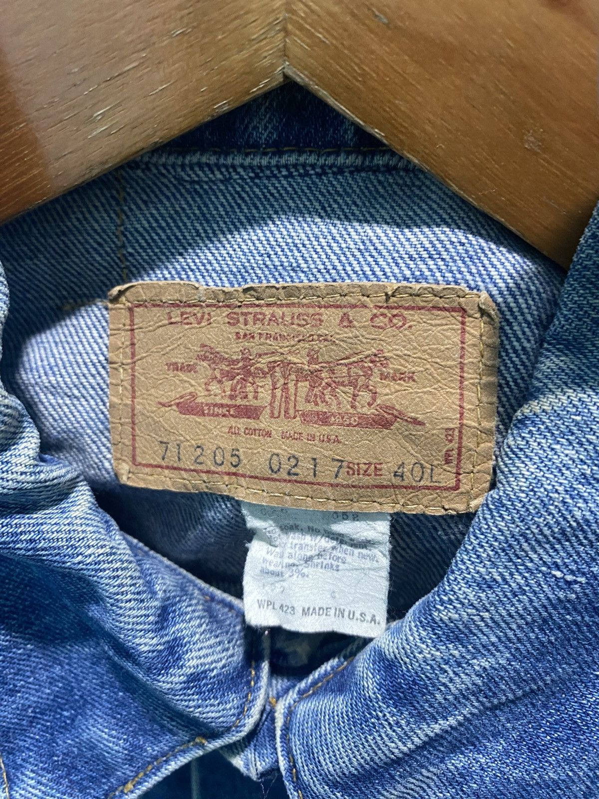 Levi's Vintage 90s Levi’s Denim Sleeveless Made Usa Size US M / EU 48-50 / 2 - 9 Thumbnail