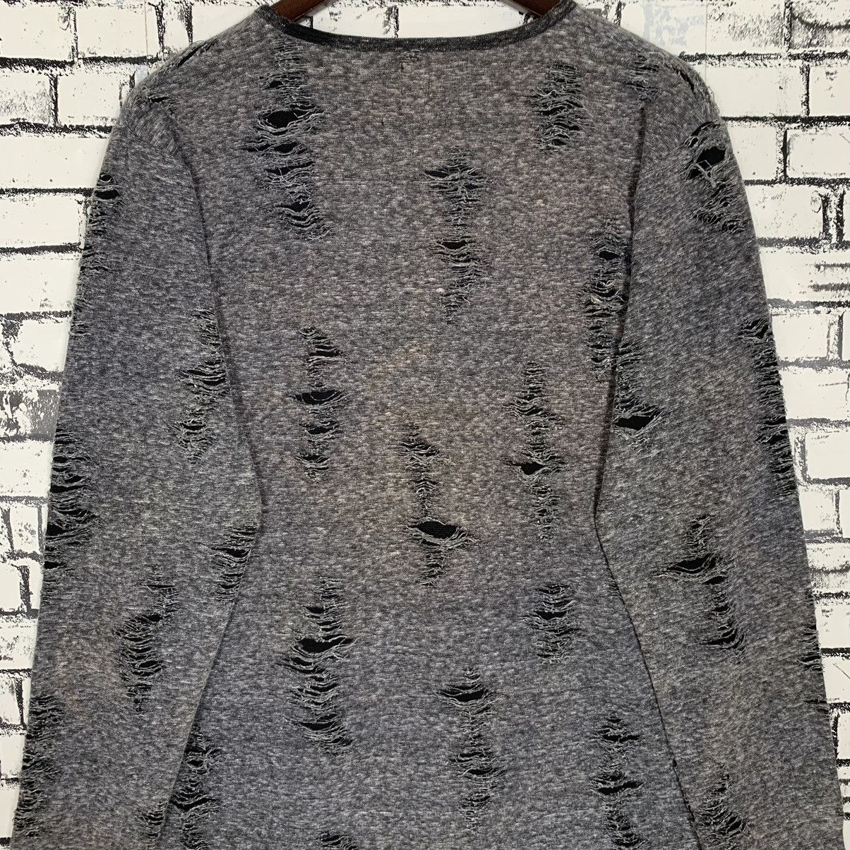 semanticdesign Semantic Design Distressed Longsleeve Size L / US 10 / IT 46 - 10 Thumbnail