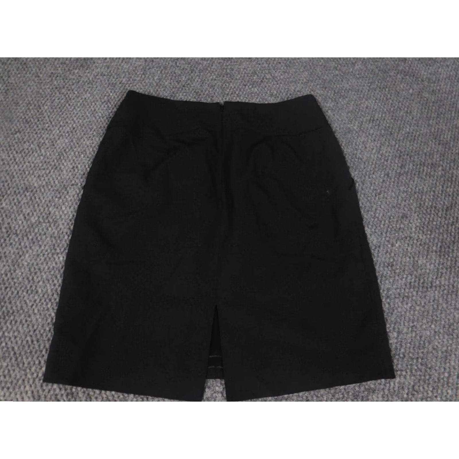Express Express Skirt Women 2 Black A-Line Knee Length Zipper Lined Knit Polyester Viscose Casual Regular Rise Mid Vintage No N/A Size 26" / US 2 / IT 38 - 7 Thumbnail