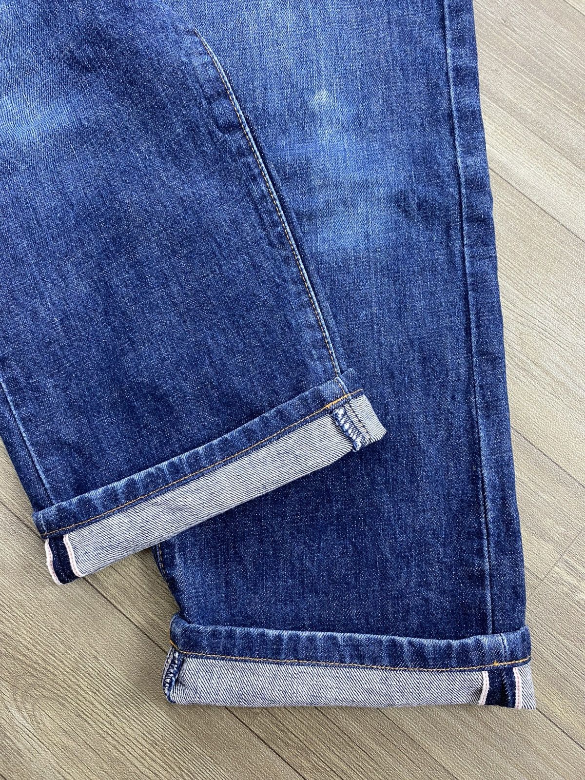 Levi's Vintage Clothing 🇯🇵Vintage Levis 502XX LVC Rindem Selvedge Distressed Jeans Size US 30 / EU 46 - 7 Thumbnail