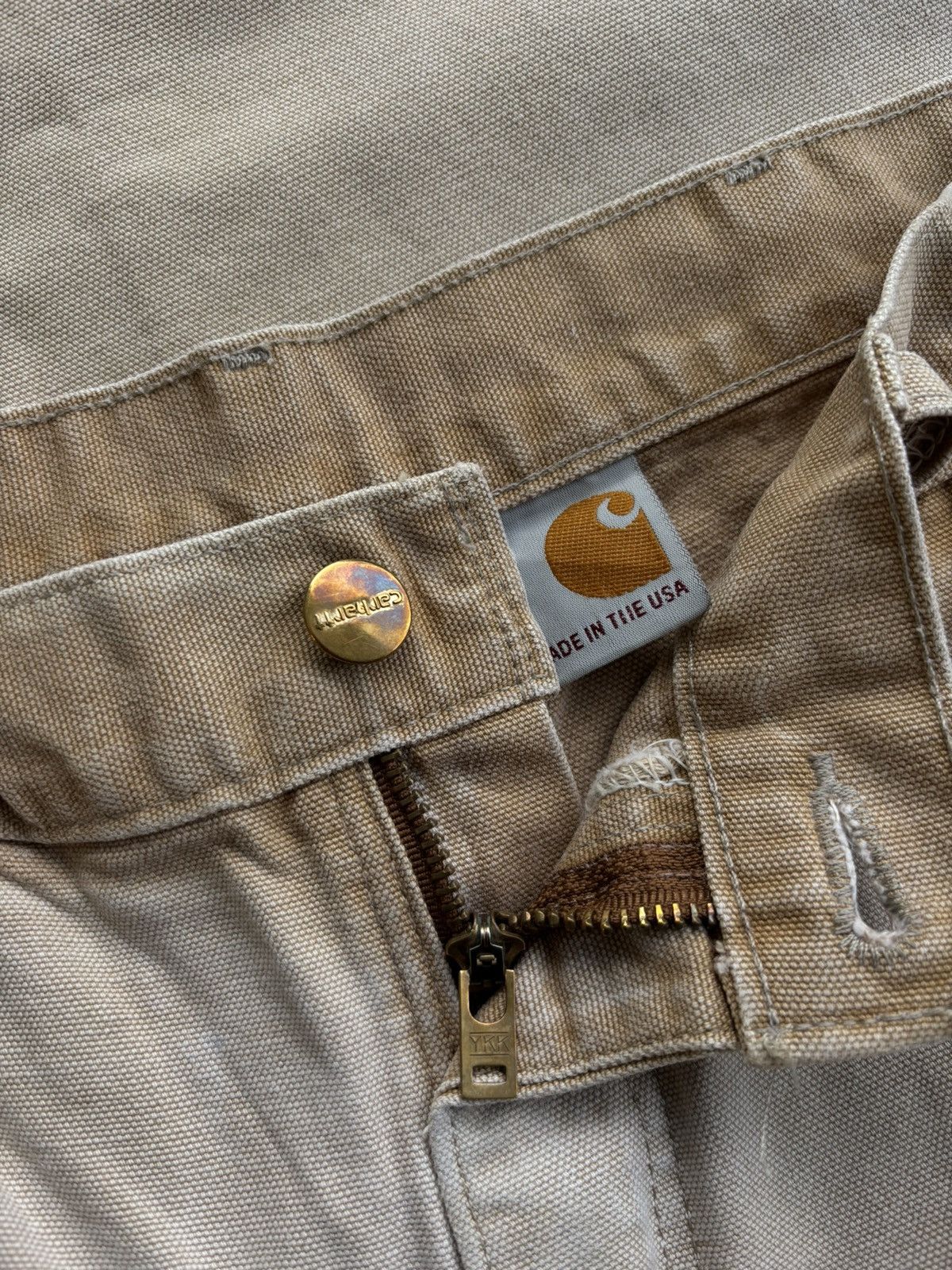 Carhartt carhartt double knee B01 size 33 loose original fitt Size US 33 - 7 Thumbnail