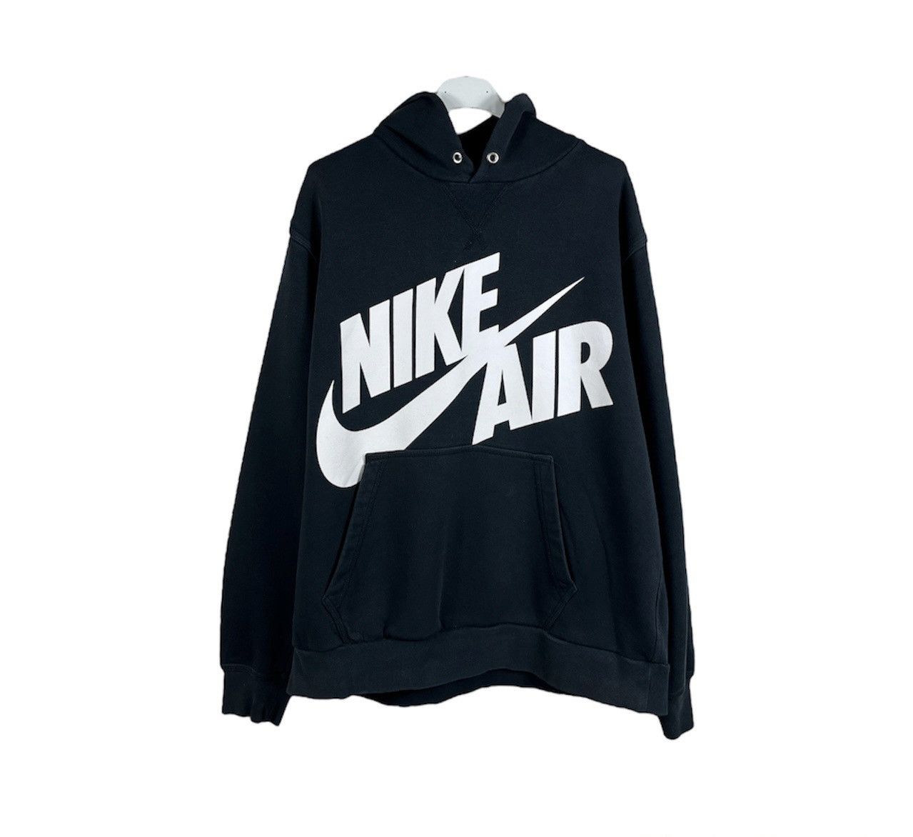 Nike × Vintage Vintage Nike y2k hoodie big logo air swoosh drill retro Size US L / EU 52-54 / 3 - 1 Thumbnail