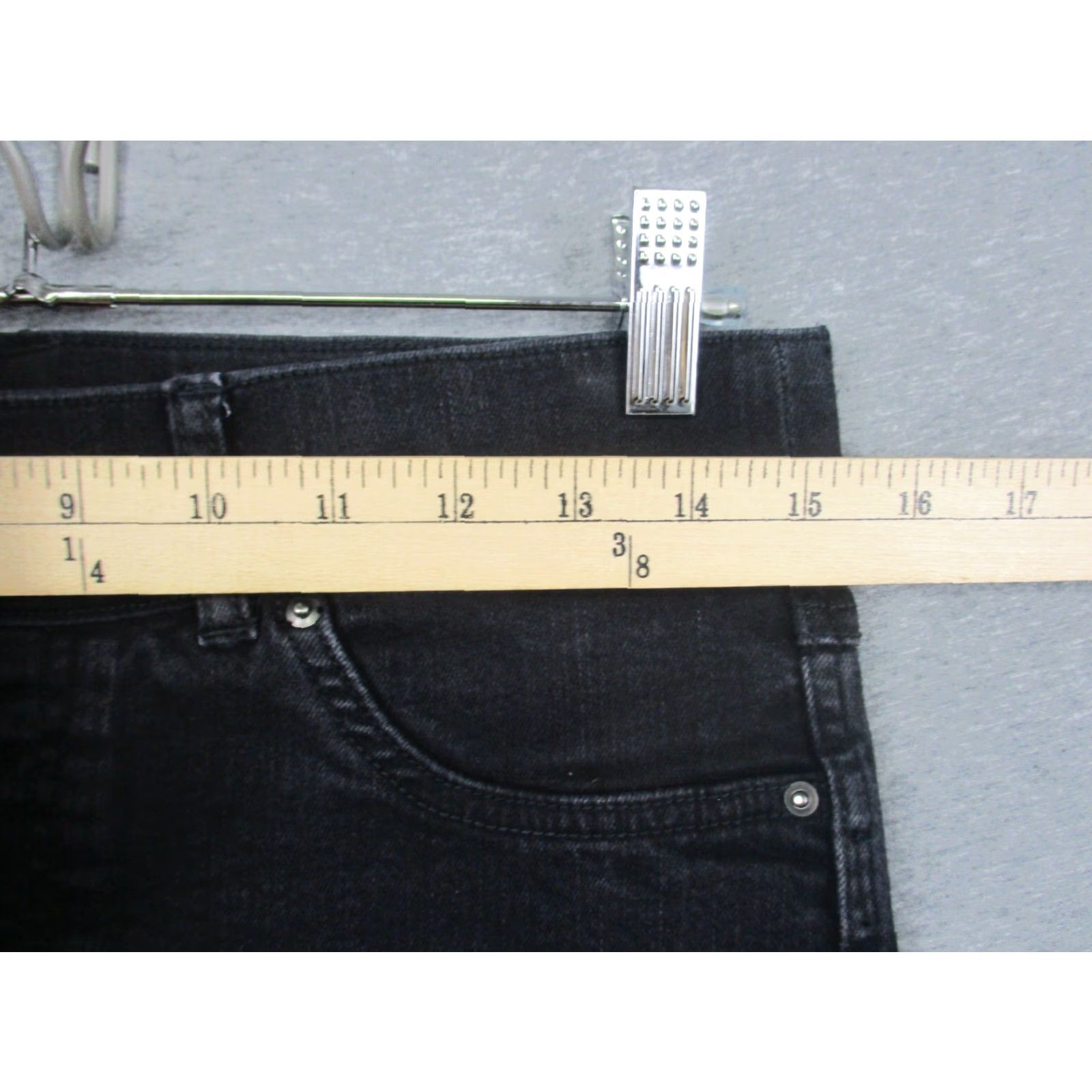 Spanx Spanx Jeans Ankle Leggings Women Medium Black Pull On Stretch Shaping Size 32" / US 10 / IT 46 - 6 Thumbnail