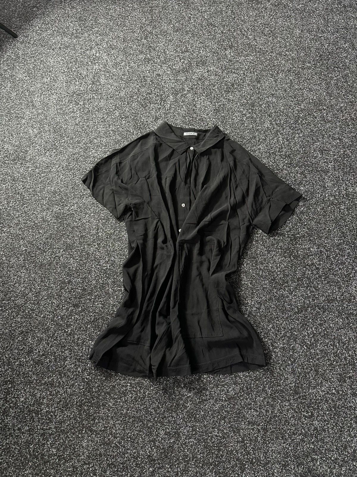 OSKA × Rundholz 🚨OSKA avant garde black wide fit dress ARHIVE OPIUM Size L / US 10 / IT 46 - 1 Thumbnail