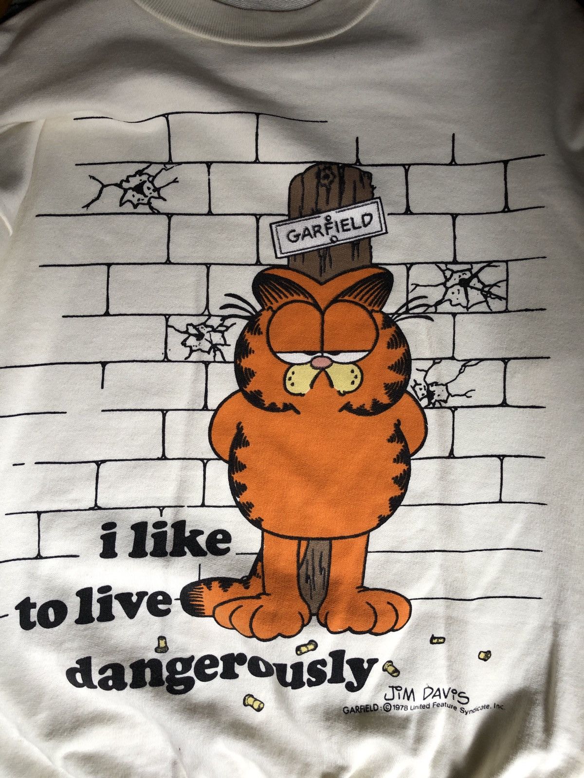 Vintage Vintage 1978 Garfield Sweatshirt Pullover RARE Size US M / EU 48-50 / 2 - 4 Thumbnail