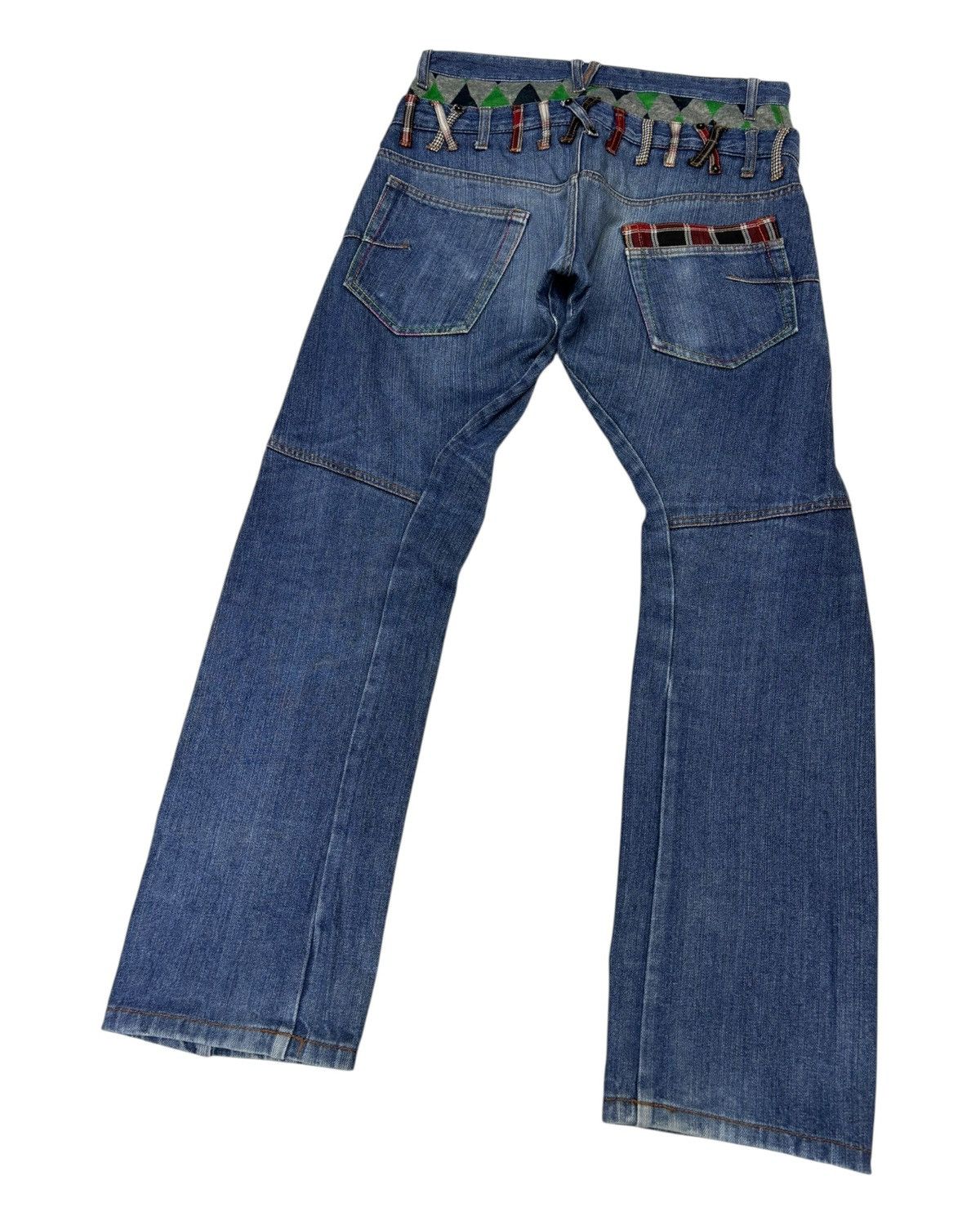 Hysteric Glamour × Undercover 🔥DOUBLE WAIST DENIM BEACH SOUND PPFM STYLE DESIGN JEANS Size US 33 - 6 Thumbnail