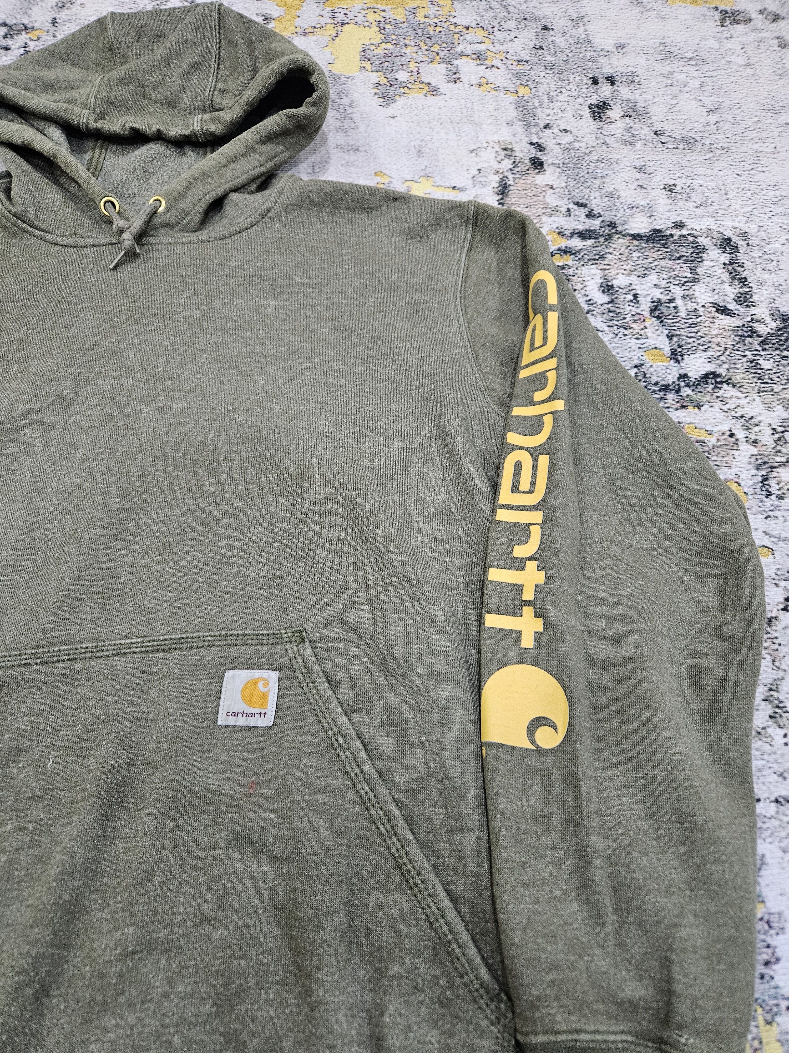Carhartt Carhartt Hooded - Classic Arm Logo (Olive/Army Green) Size US M / EU 48-50 / 2 - 3 Thumbnail