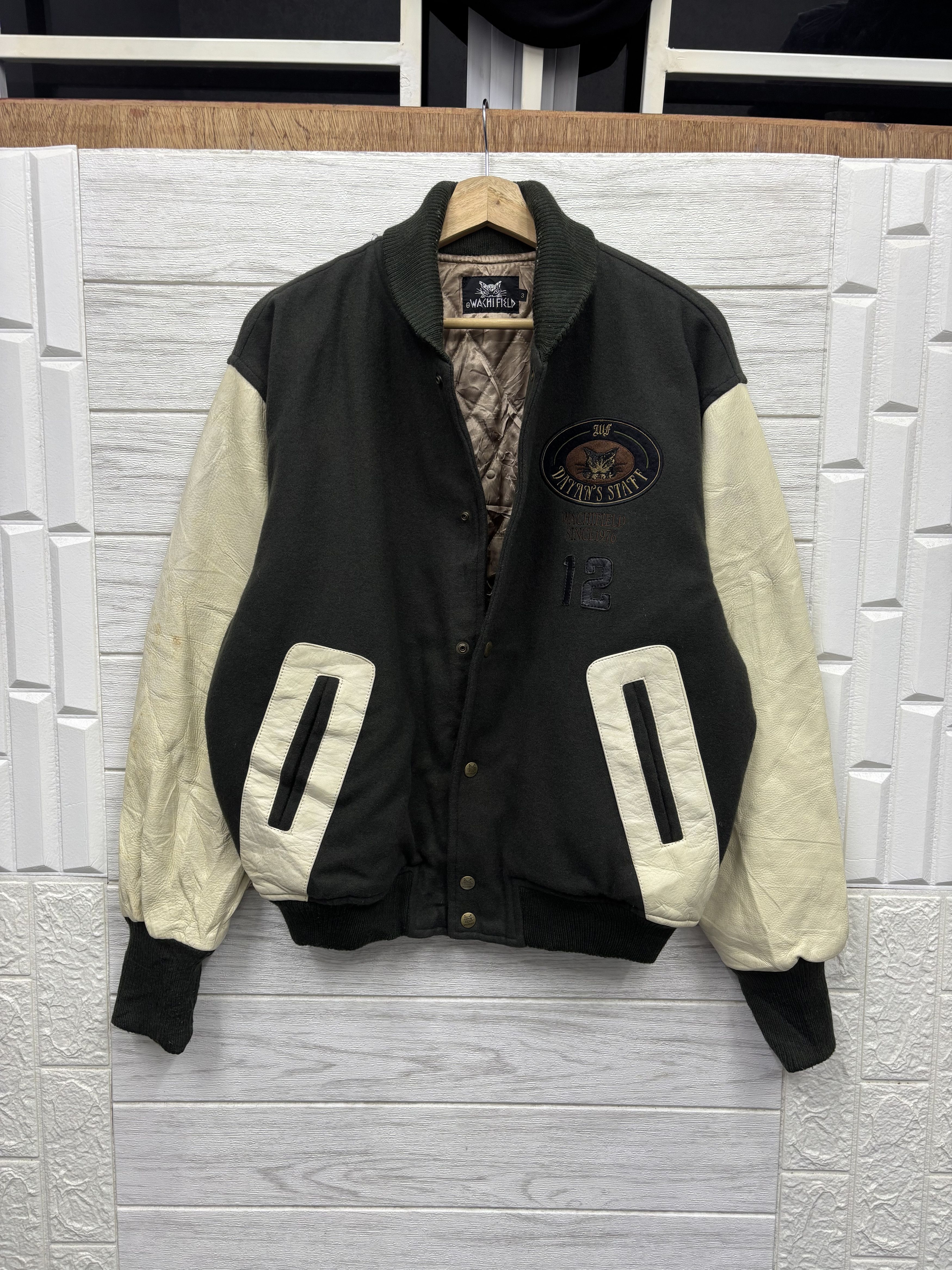 Japanese Brand VINTAGE 80’s JAPANESE WOOL VARSITY JACKET WACHIFIELD Size US L / EU 52-54 / 3 - 11 Thumbnail
