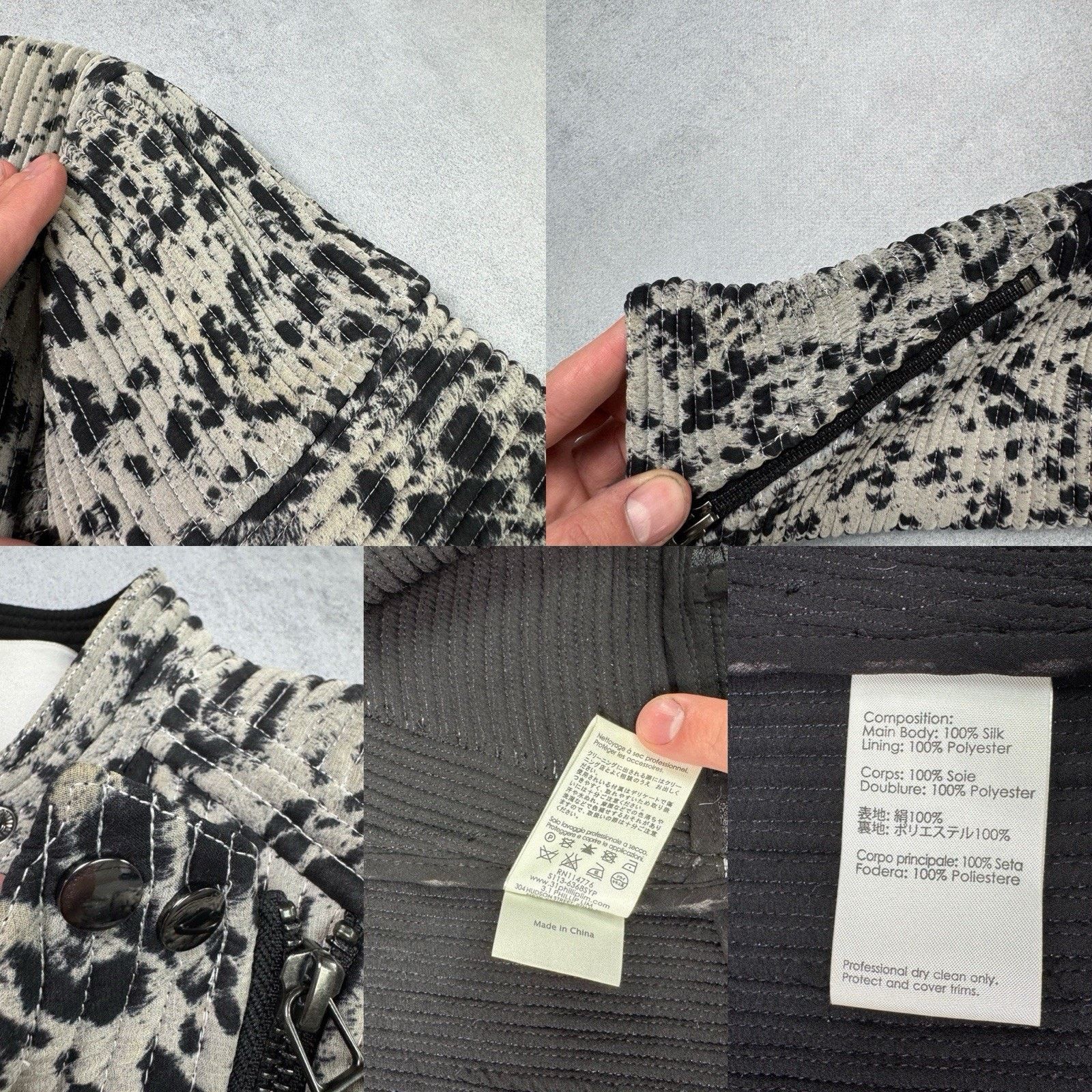 3.1 Phillip Lim 3.1 Phillip Lim Women Biker Jacket Silk Multicolour Size 6 Size XS / US 0-2 / IT 36-38 - 24 Thumbnail
