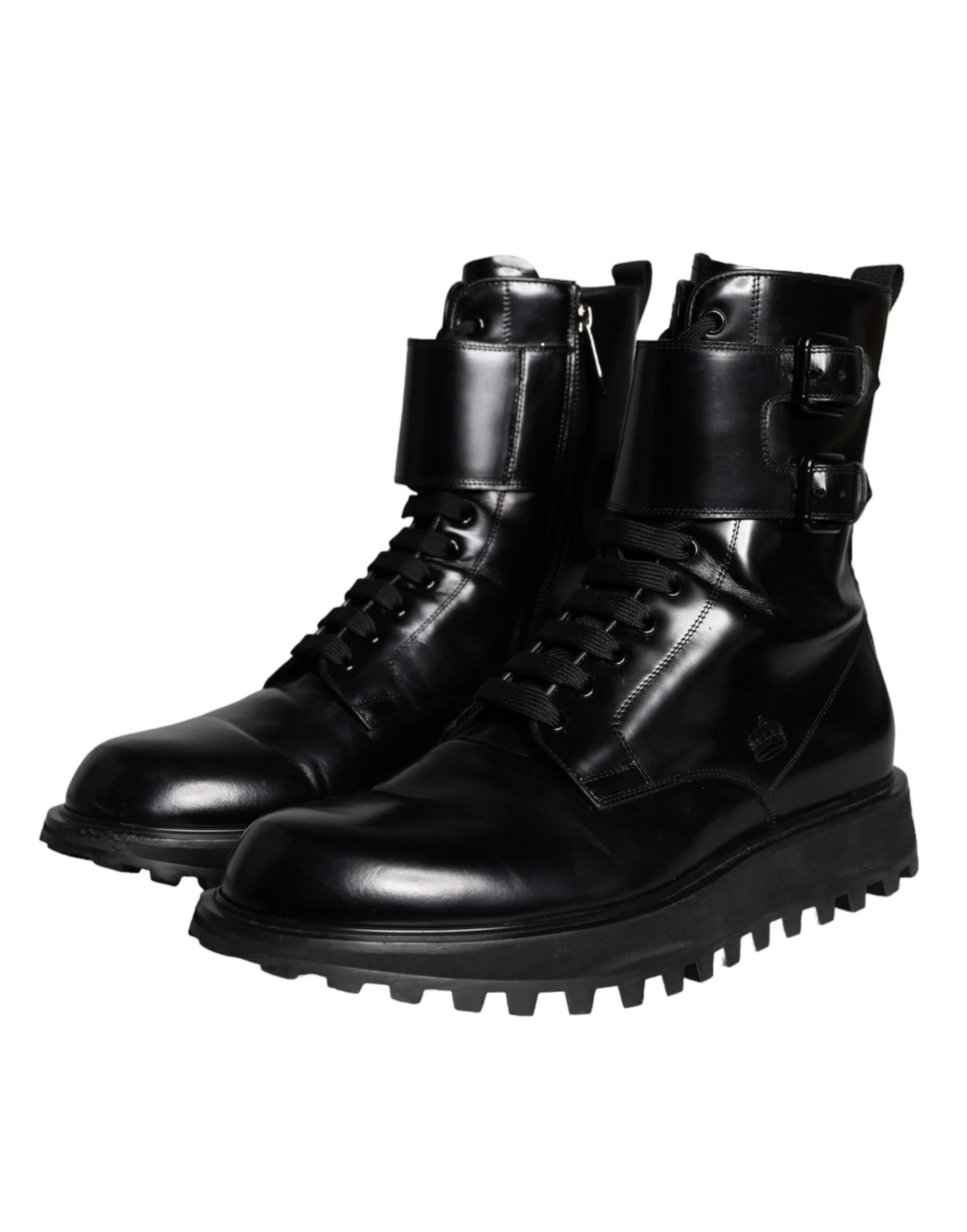 Dolce & Gabbana o1y0125 Logo Ankle Boots in Black Size US 6 / EU 39 - 3 Thumbnail