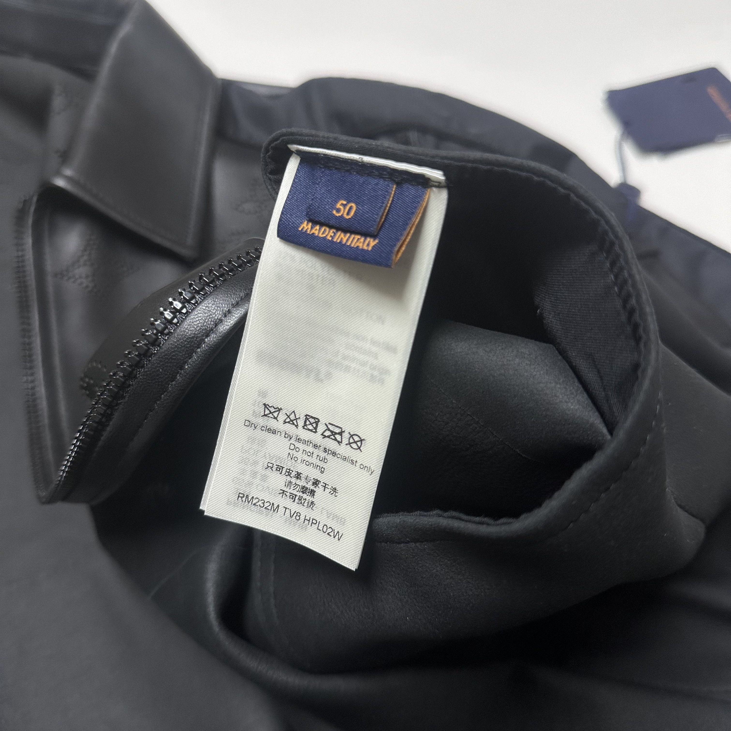 Louis Vuitton Louis Vuitton size 50 M L Leather jacket Monogram LV Size US M / EU 48-50 / 2 - 18 Thumbnail