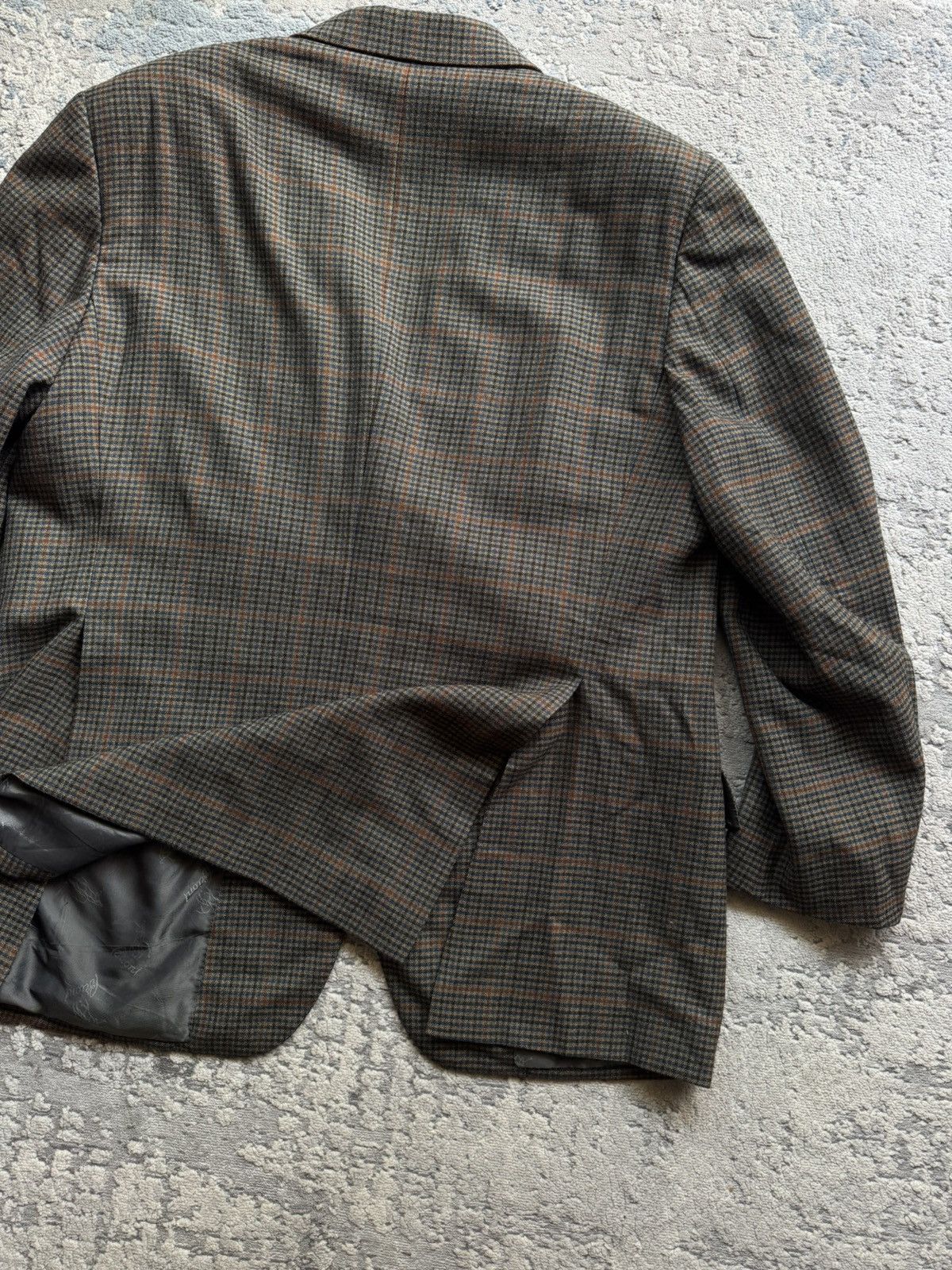 Brioni Brioni Urbino Wool Plaid Blazer Jacket Size 27 S Italy Size 52S - 8 Thumbnail