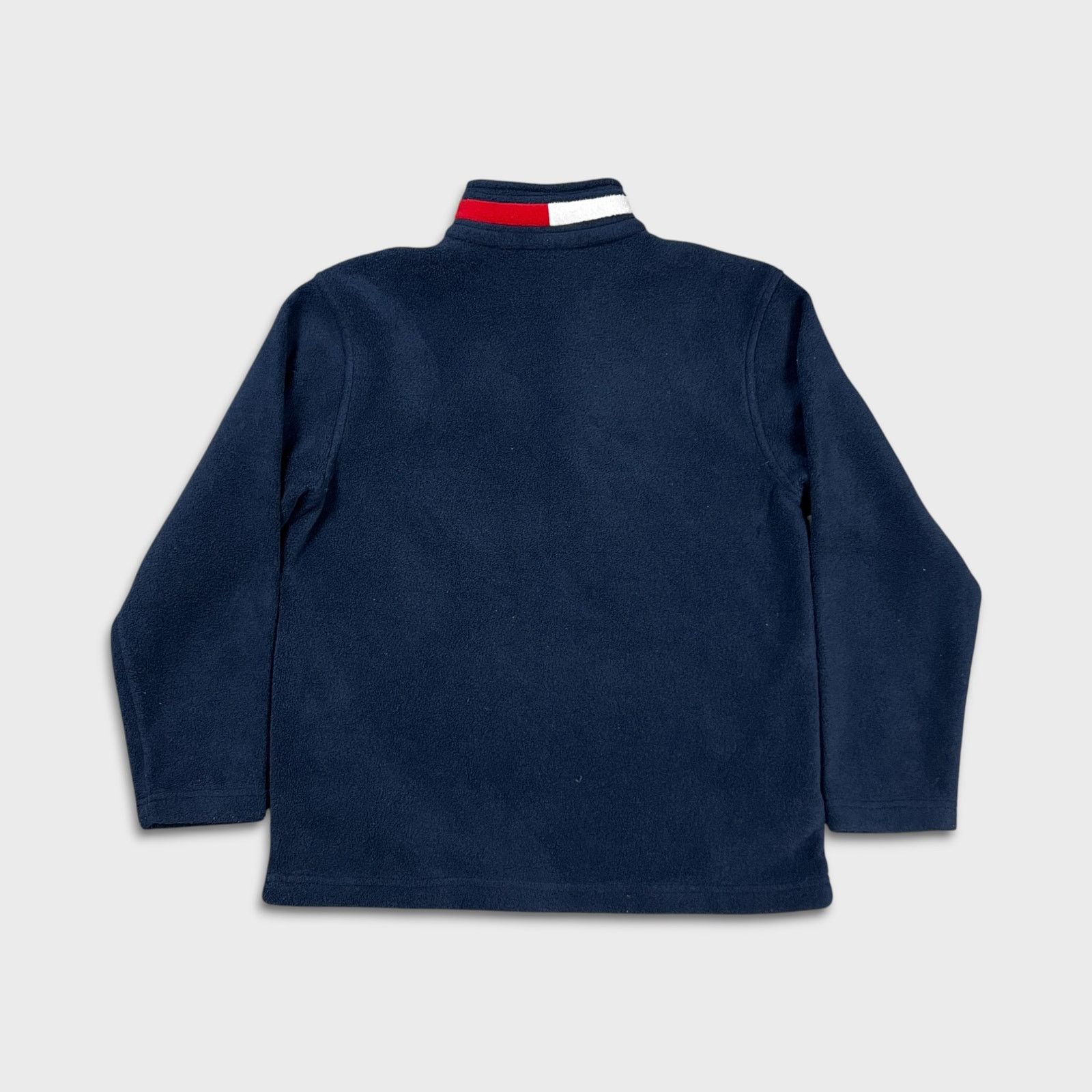 Tommy Hilfiger × Vintage Tommy Hilfiger Fleece Small Flag 1/4 Zip Outdoor 90s Jacket Size S / US 4 / IT 40 - 4 Thumbnail